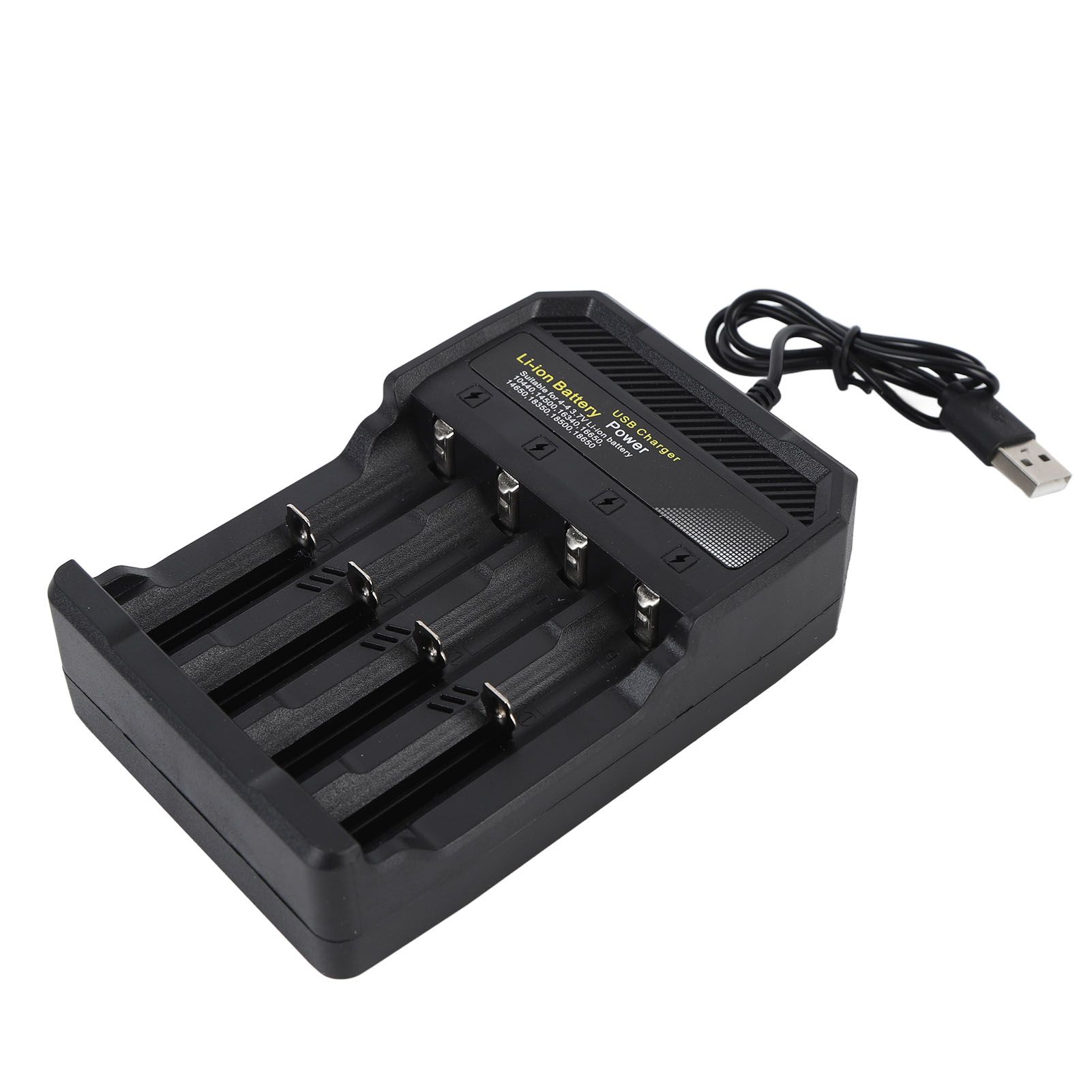 18650 Battery Charger Independent Charging 4 Bay Universal Smart Battery Charger for 10440 14500 16340 16650 14650 18350 18500 18650 Lithium Li Ion Batteries - Image 8