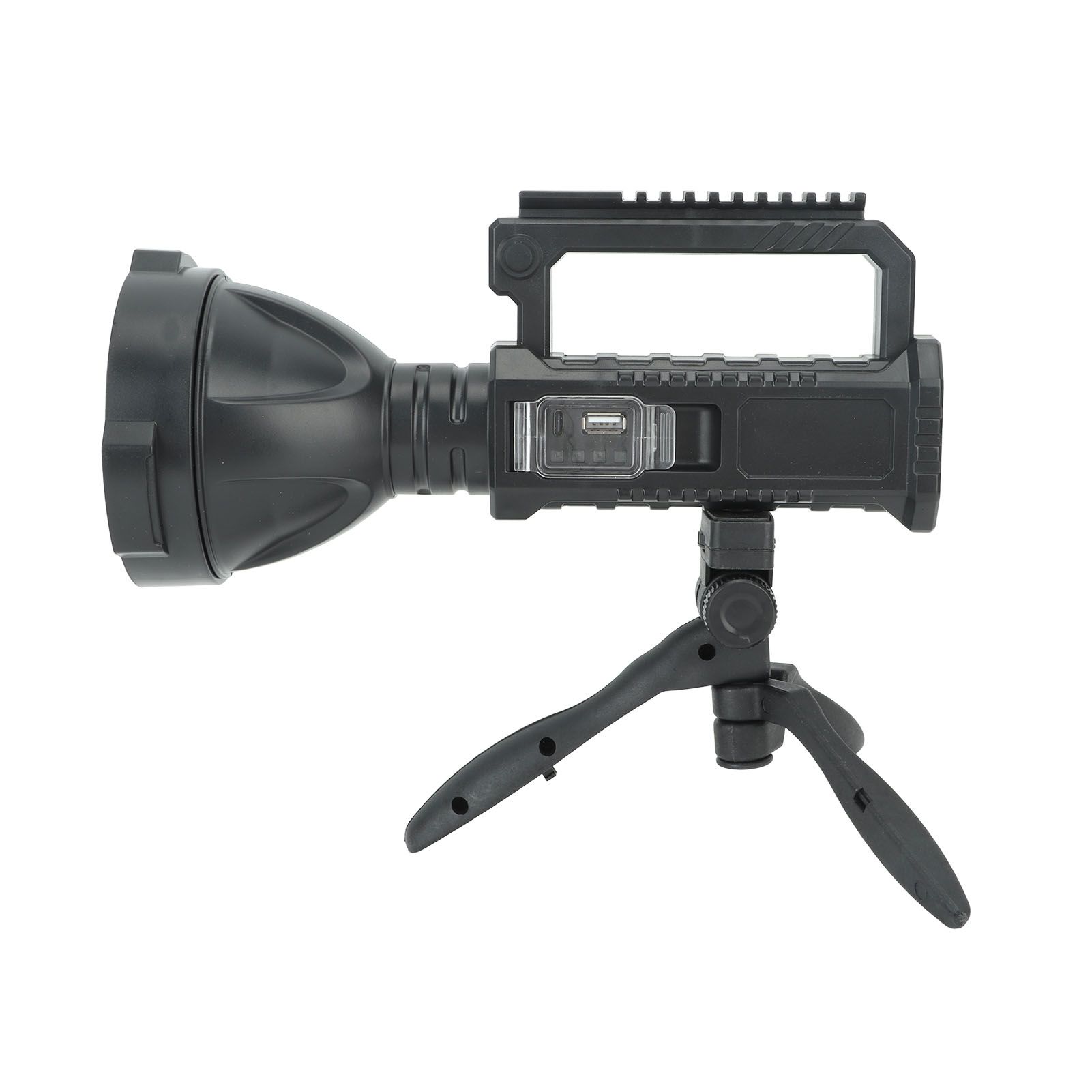 W590 Rechargeable Spotlight Handheld Lamp Strong Light Searchlight USB Chargeable Strong Light Handheld Flashlight White Light - Image 8