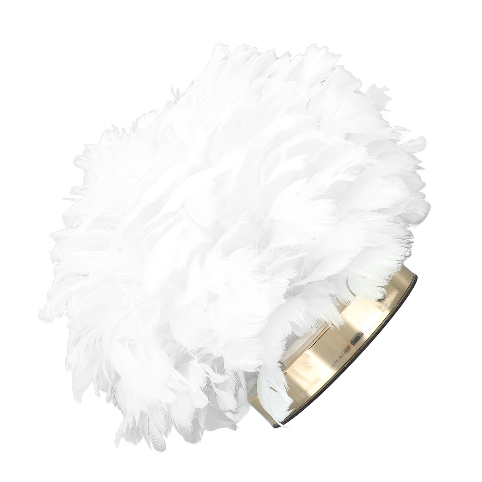 Feather Table Lamp USB Type C 5V Touch Control Stepless Dimming LED Table Lamp for Bedroom Cafe White - Image 7