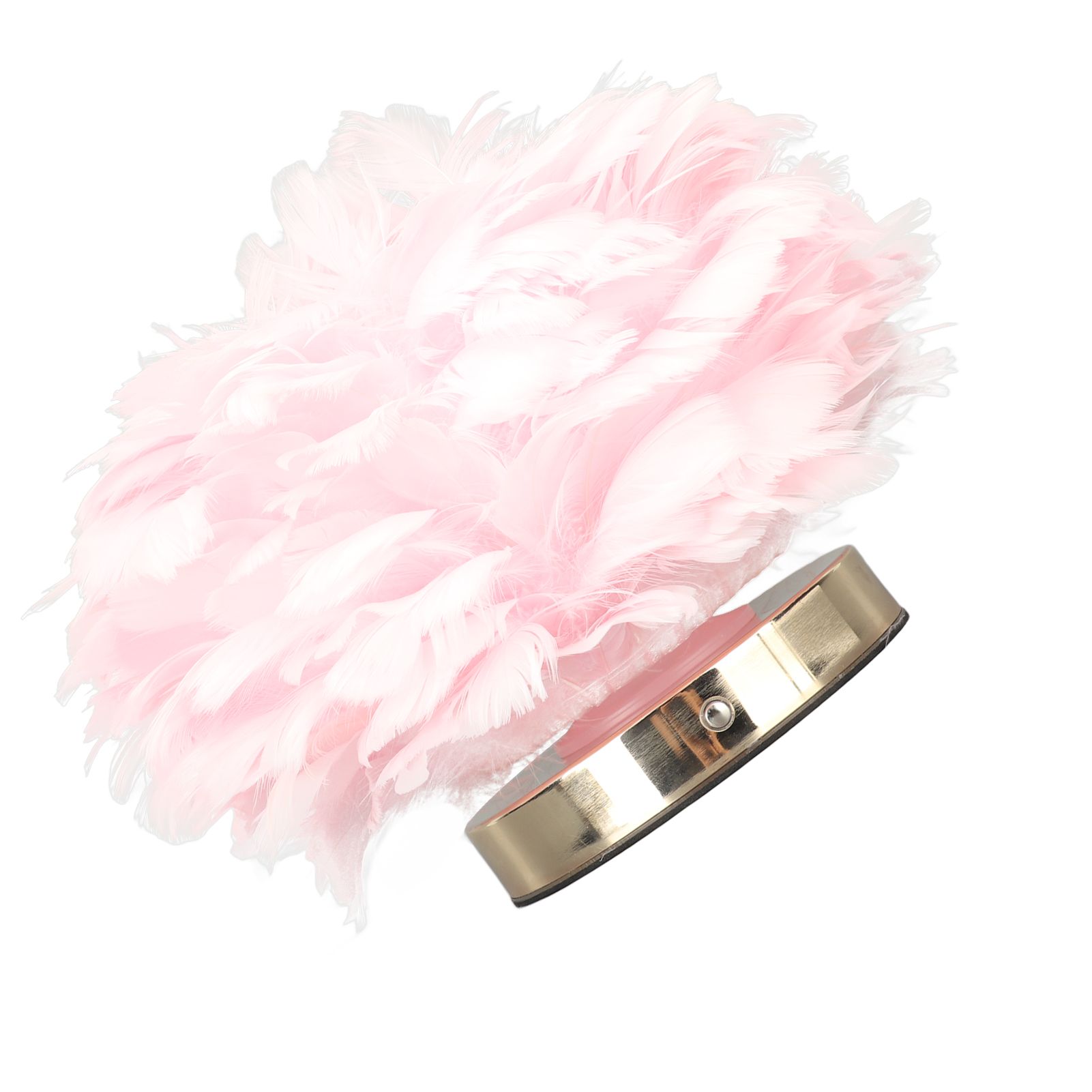 Feather Table Lamp USB Type C 5V Touch Control Stepless Dimming LED Table Lamp for Bedroom Cafe Pink - Image 5