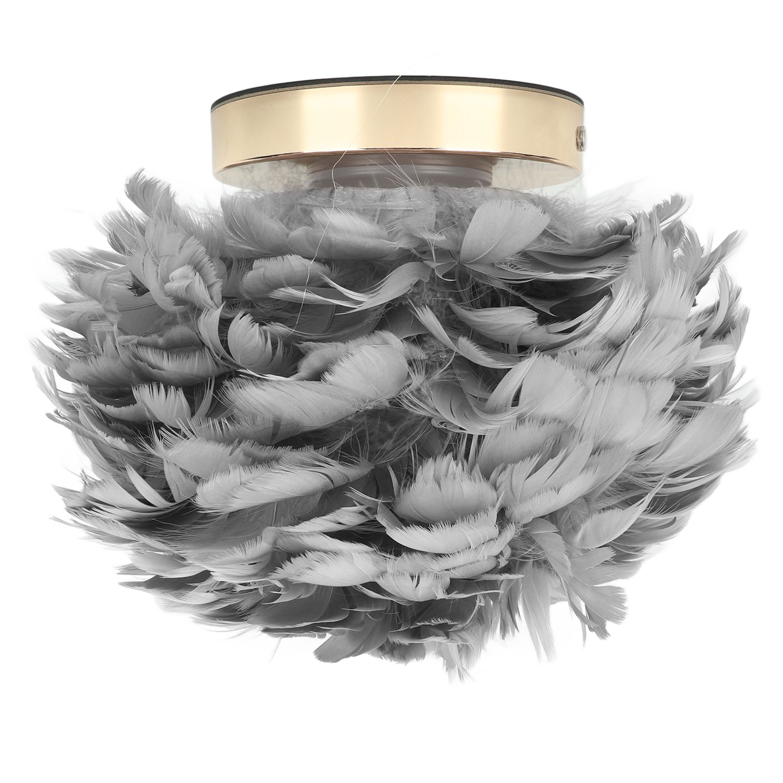 Feather Table Lamp USB Type C 5V Touch Control Stepless Dimming LED Table Lamp for Bedroom Cafe Grey - Image 7