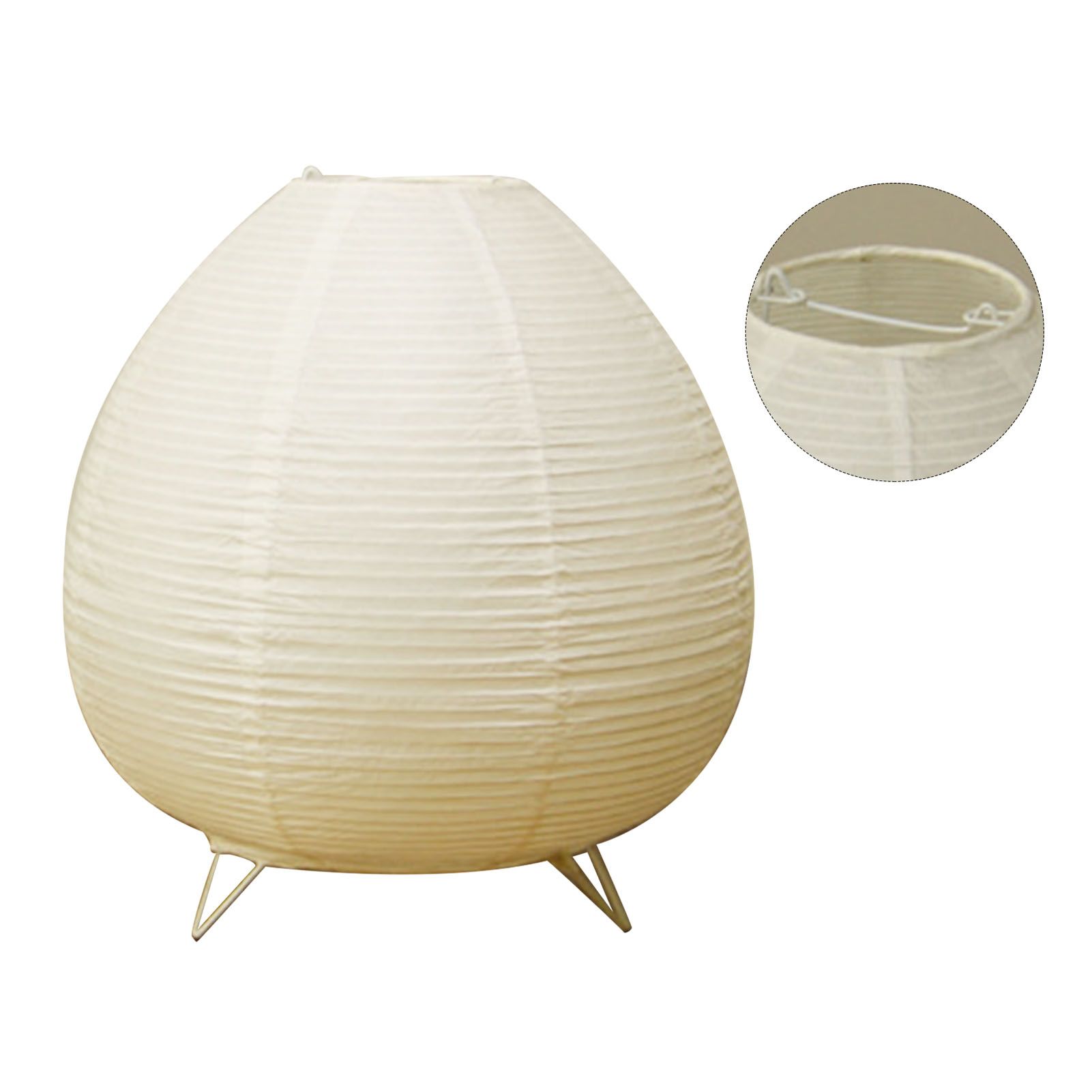 Rice Paper Lantern Lamp Soft Warm Light Home Decoration Modern Standing Bedside Table Lamp for Cafe Bedroom - Image 2