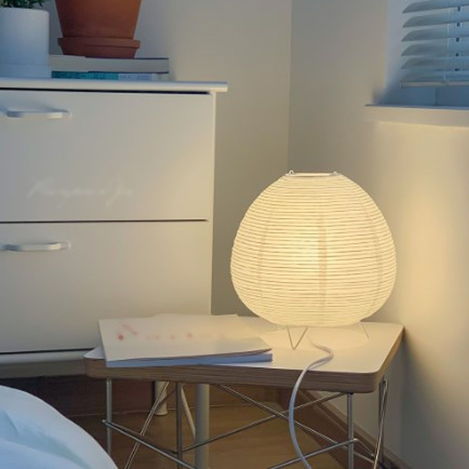 Rice Paper Lantern Lamp Soft Warm Light Home Decoration Modern Standing Bedside Table Lamp for Cafe Bedroom - Image 5