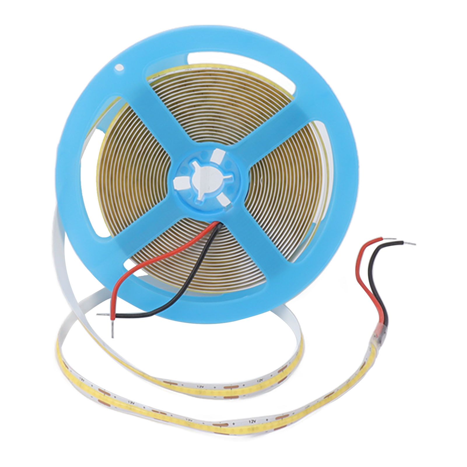 12V COB LED Flexible Strip Light Self Adhesive 90 CRI Flexible Uniform LED Tape Lamp 110LM 5m 6000K White Light - Image 8