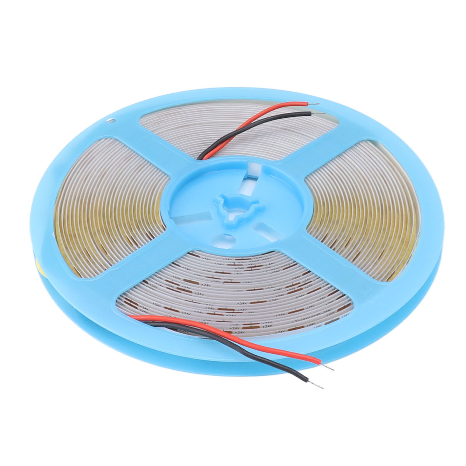 COB LED Strip Light 320LEDs 110lm Adhesive Uniform Natrual Flexible Tape Light for Indoor Home Cabinet 24V 32.8ft 3000K Warm Light - Image 3