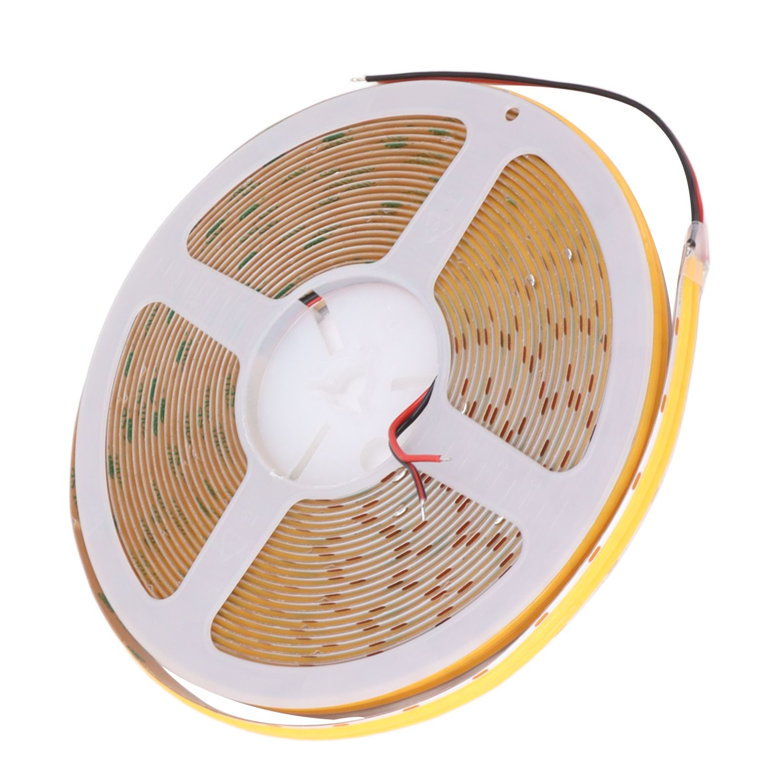 COB LED Strip Light High Brightness Adhesive Flexible Double Row DIY Lamp Strip for Cabinet Car 32.8ft 24V 3000K Warm Light - Image 2