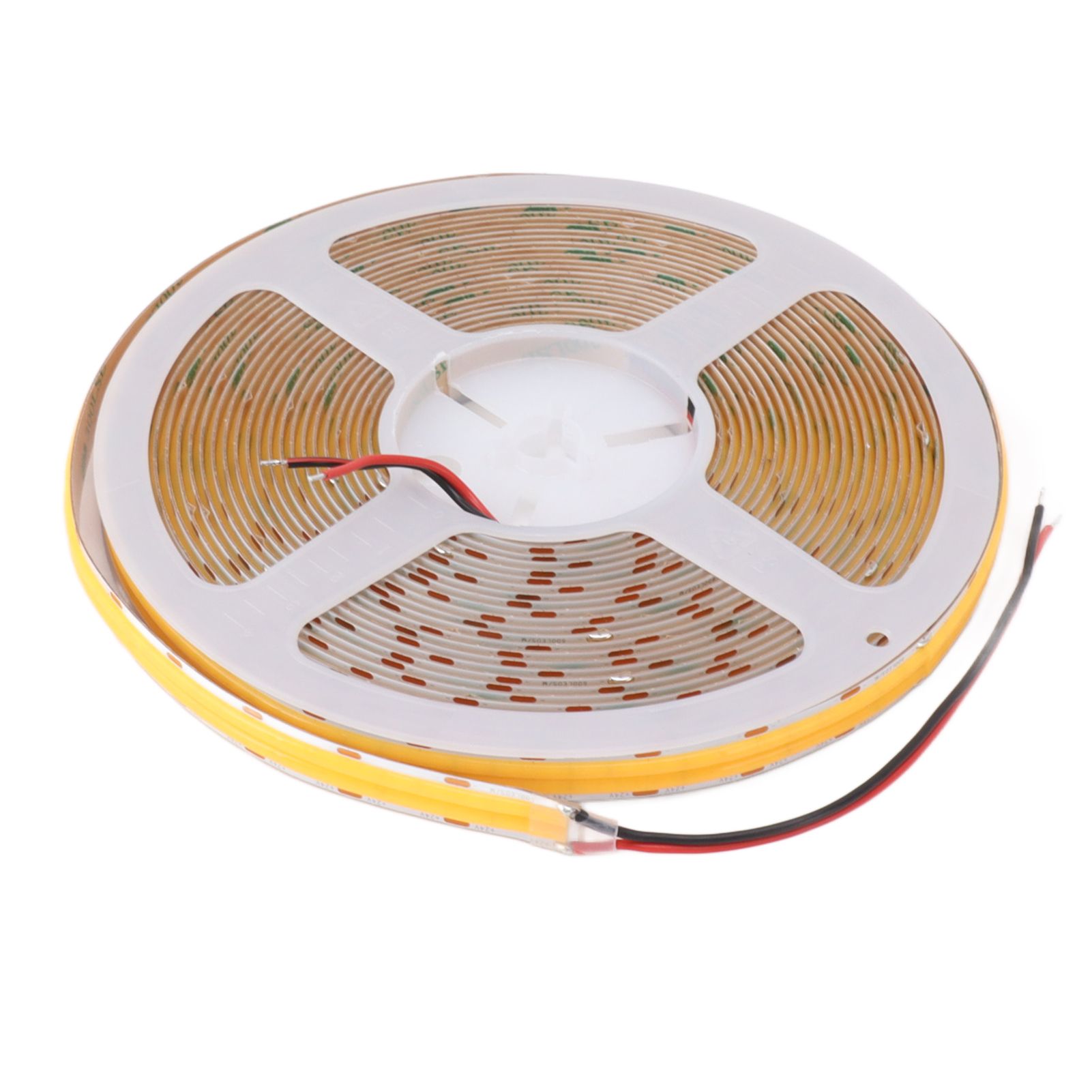 COB LED Strip Light High Brightness Adhesive Flexible Double Row DIY Lamp Strip for Cabinet Car 32.8ft 24V 3000K Warm Light - Image 5