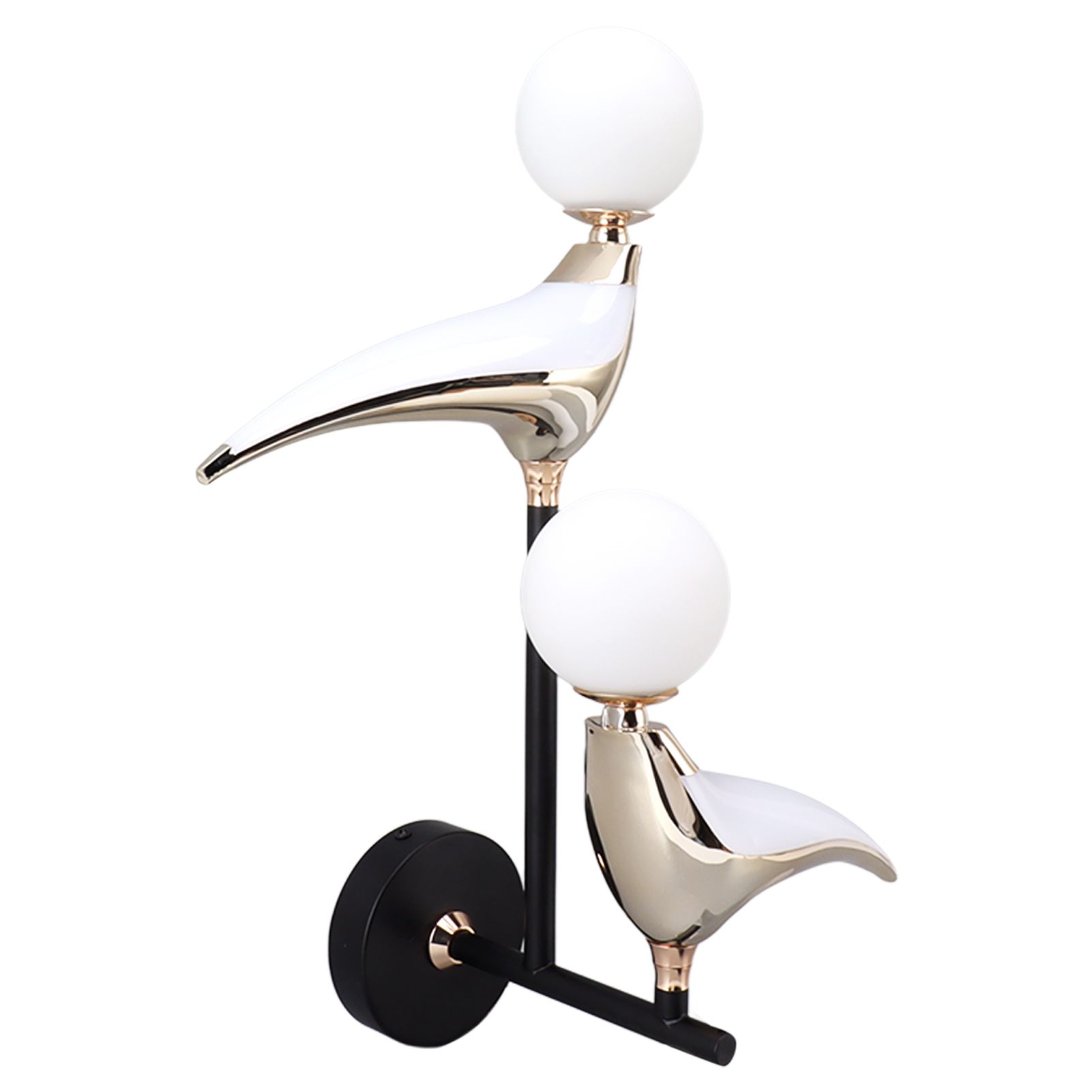Modern Bird Wall Lamp Double Head Rotatable LED Wall Mounted Light for Living Room Bedroom Bedside 110‑240V - Image 1