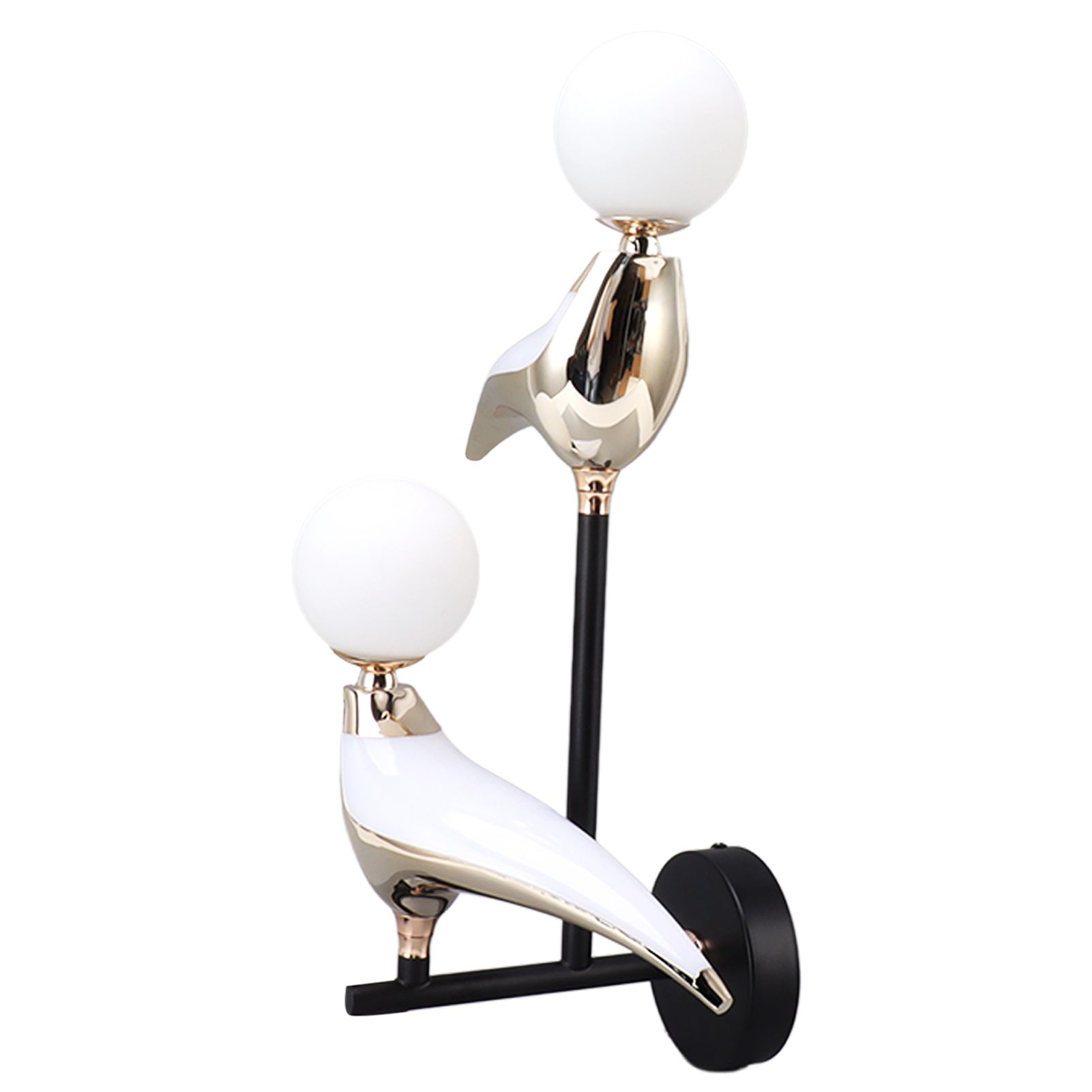 Modern Bird Wall Lamp Double Head Rotatable LED Wall Mounted Light for Living Room Bedroom Bedside 110‑240V - Image 2