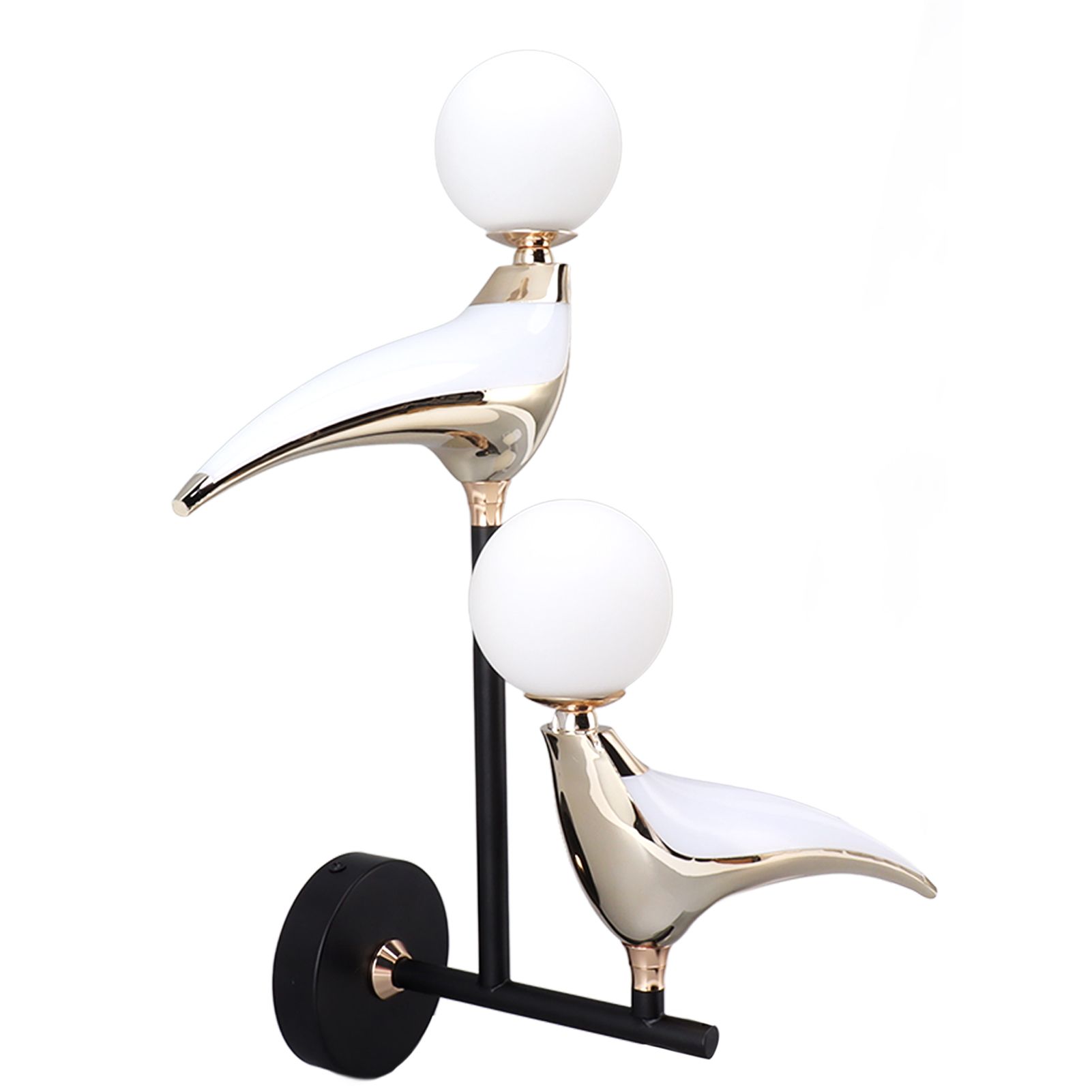 Modern Bird Wall Lamp Double Head Rotatable LED Wall Mounted Light for Living Room Bedroom Bedside 110‑240V - Image 4