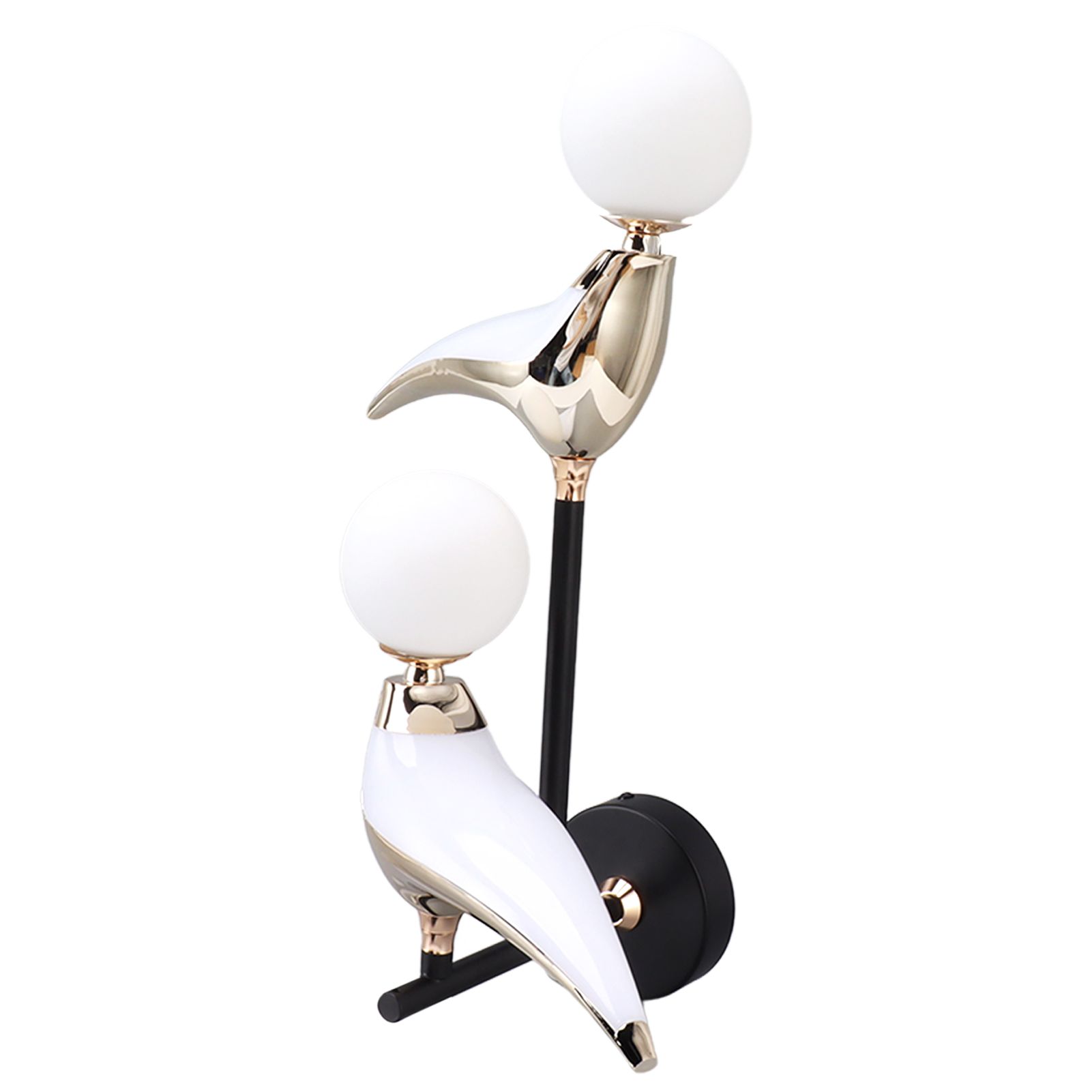 Modern Bird Wall Lamp Double Head Rotatable LED Wall Mounted Light for Living Room Bedroom Bedside 110‑240V - Image 6