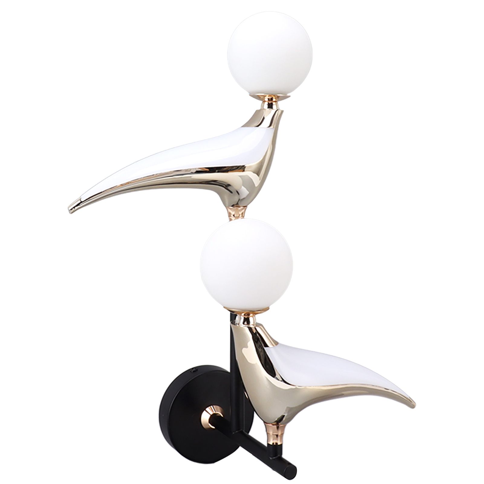 Modern Bird Wall Lamp Double Head Rotatable LED Wall Mounted Light for Living Room Bedroom Bedside 110‑240V - Image 7