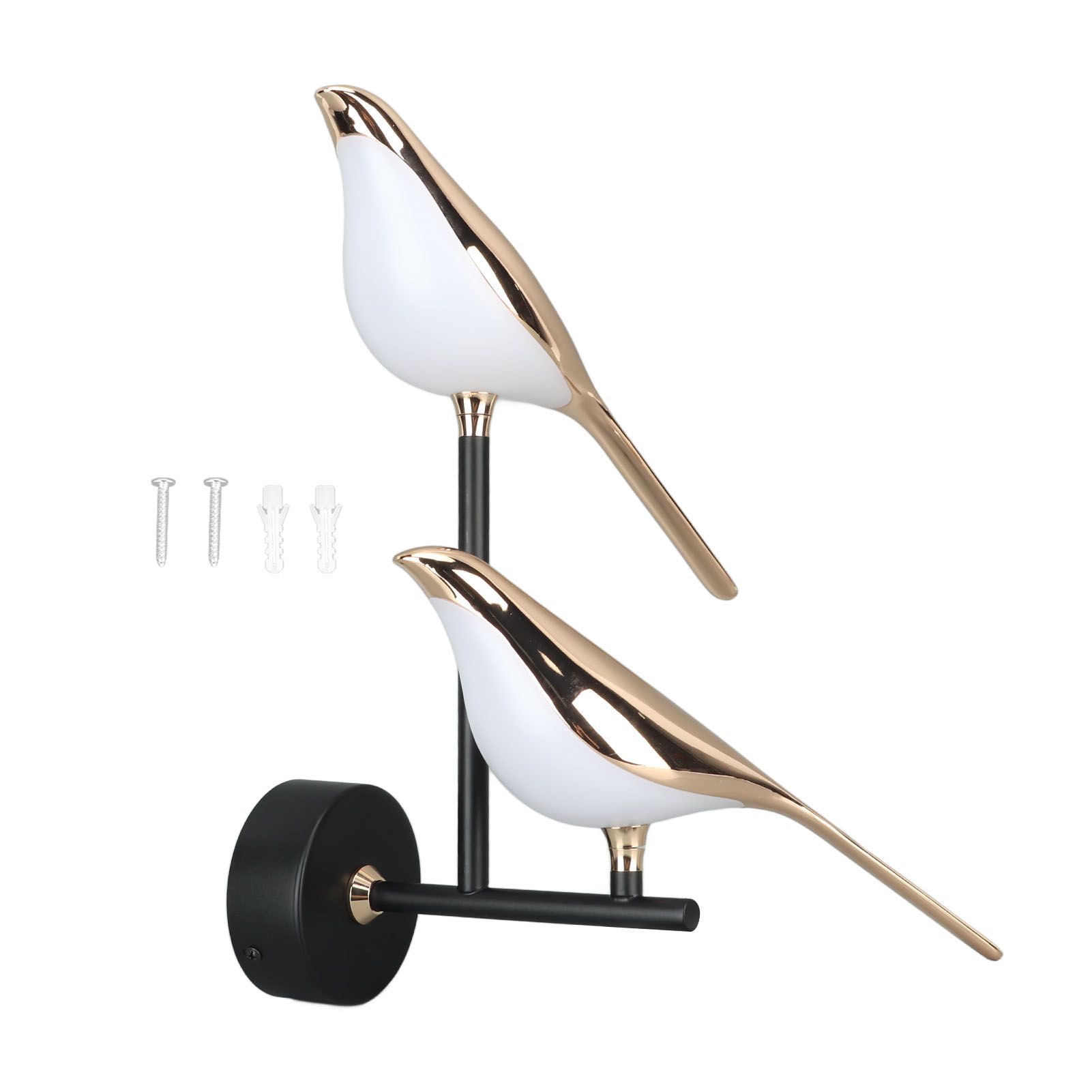 Nordic Bird Wall Lamp 4500K Natural Light Modern Decorative LED Wall Light for Livingroom Bedroom 85‑265V - Image 1