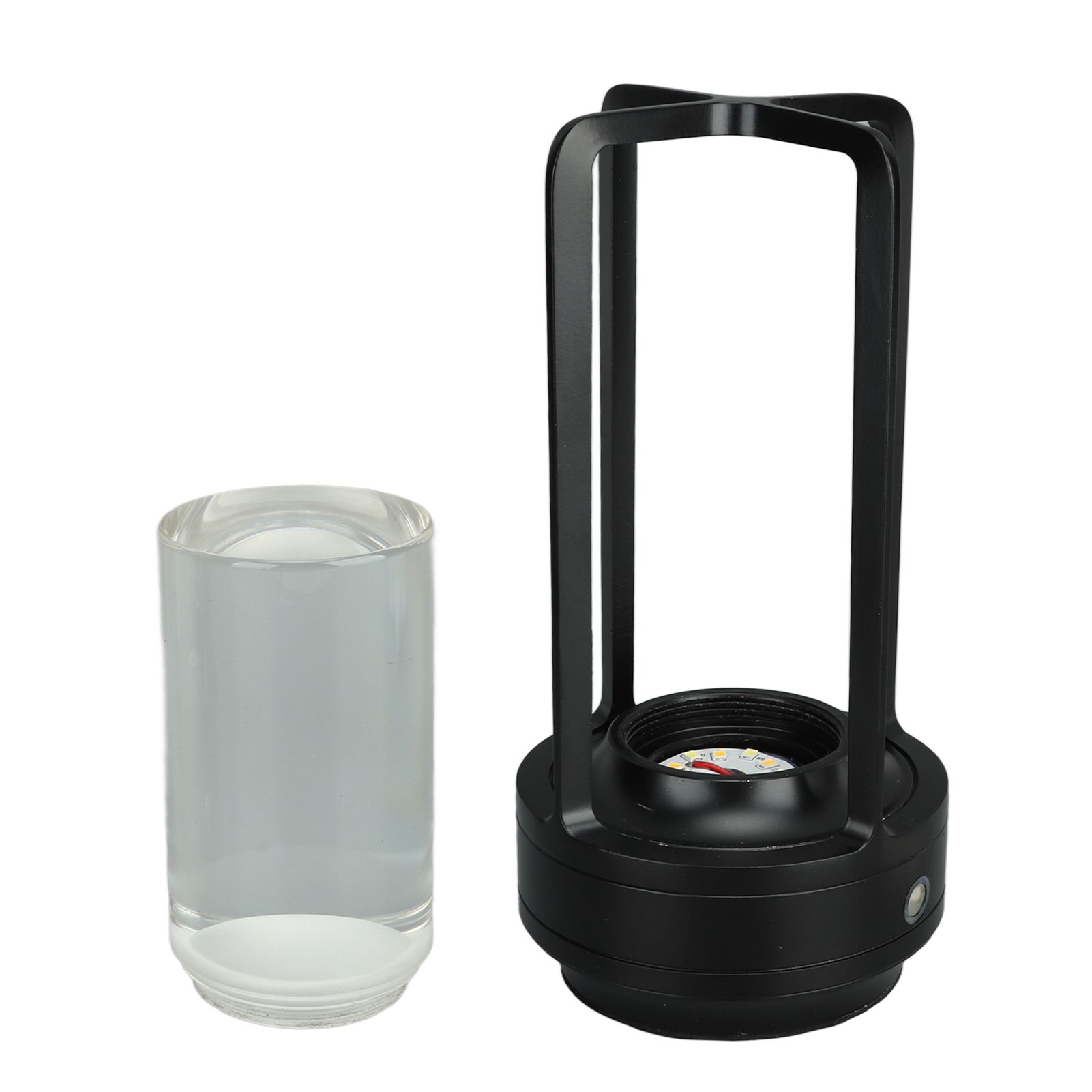 Cordless Table Lamp 3 Colors Stepless Dimming LED Table Lamp Rechargeable Touch Lamp Bedside Nightstand Lamp Black - Image 8