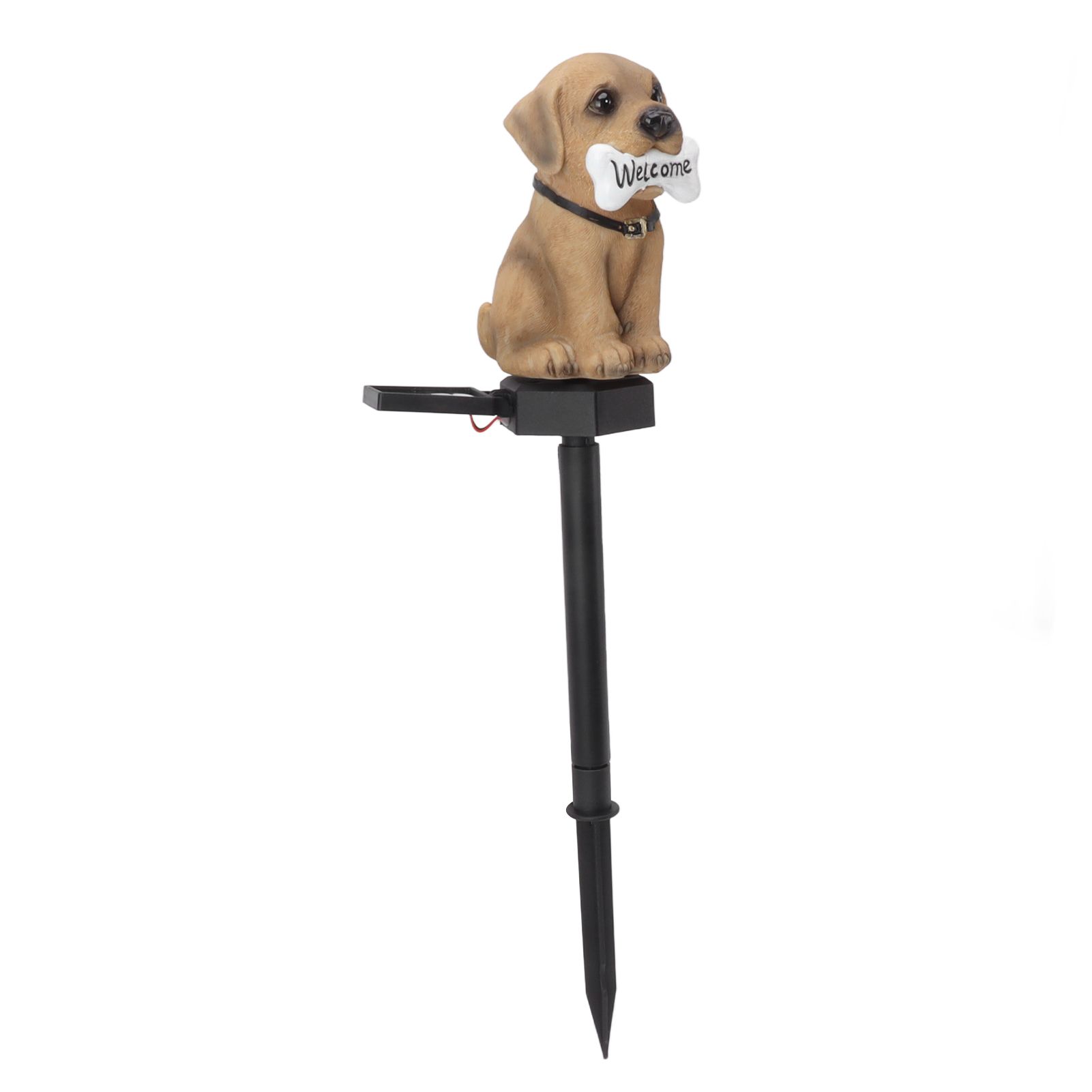Solar Light Cartoon Welcome Sign Dog Lawn Lights Patio Outdoor Garden Decorative Landscape Lights - Image 2