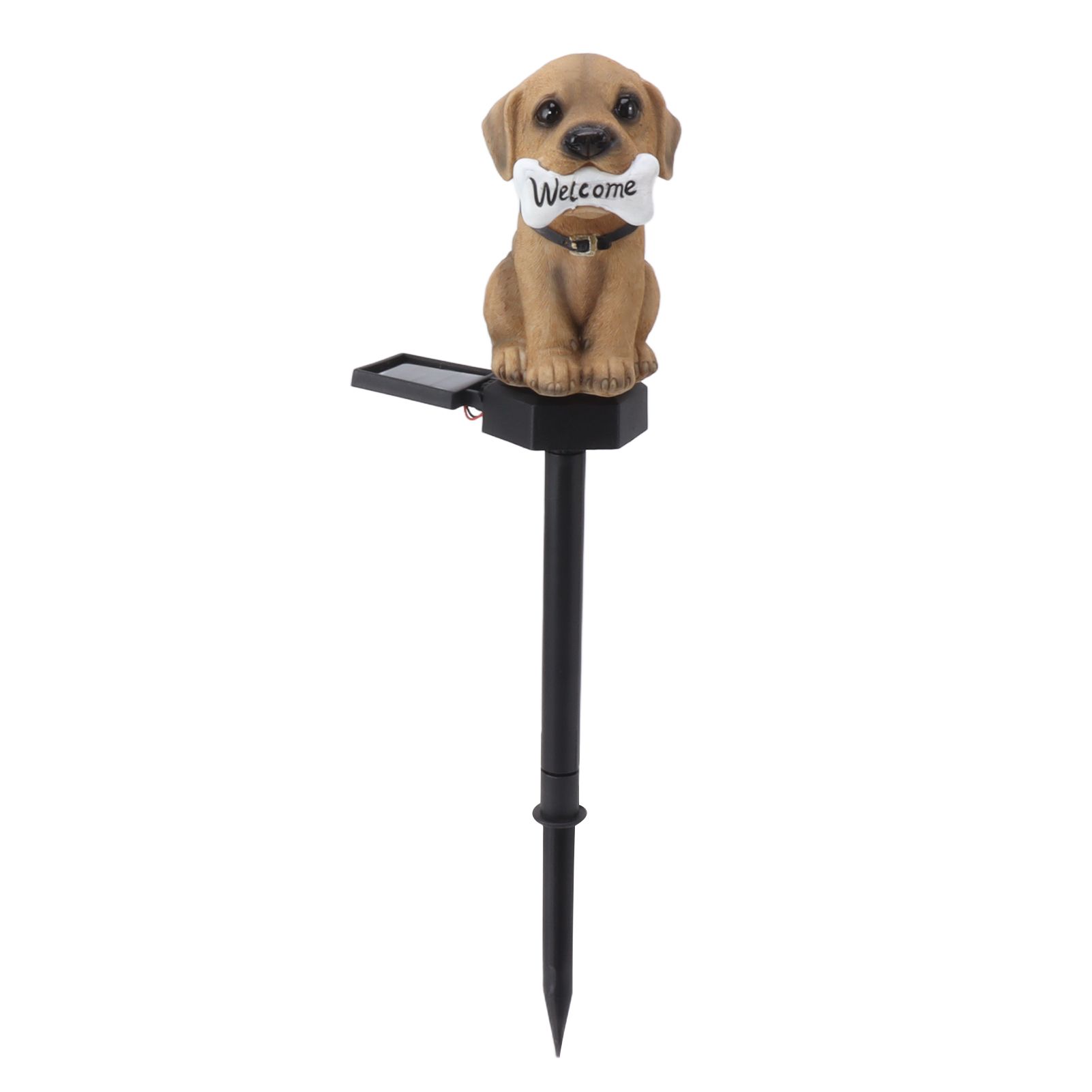 Solar Light Cartoon Welcome Sign Dog Lawn Lights Patio Outdoor Garden Decorative Landscape Lights - Image 4