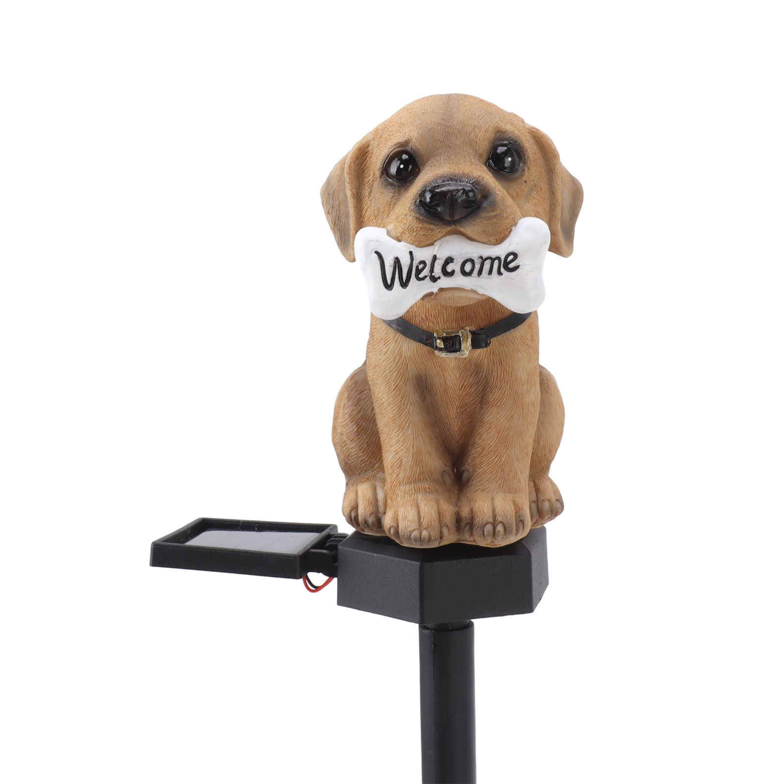 Solar Light Cartoon Welcome Sign Dog Lawn Lights Patio Outdoor Garden Decorative Landscape Lights - Image 5