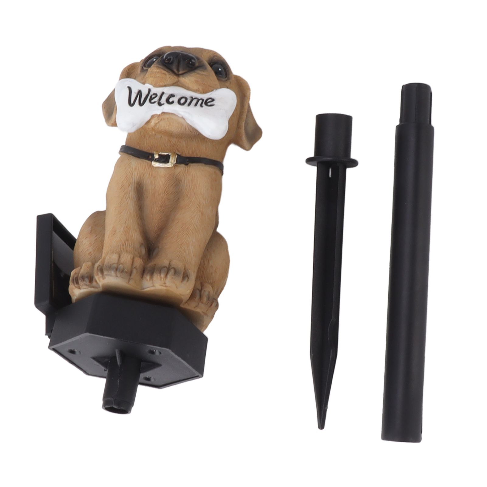 Solar Light Cartoon Welcome Sign Dog Lawn Lights Patio Outdoor Garden Decorative Landscape Lights - Image 6