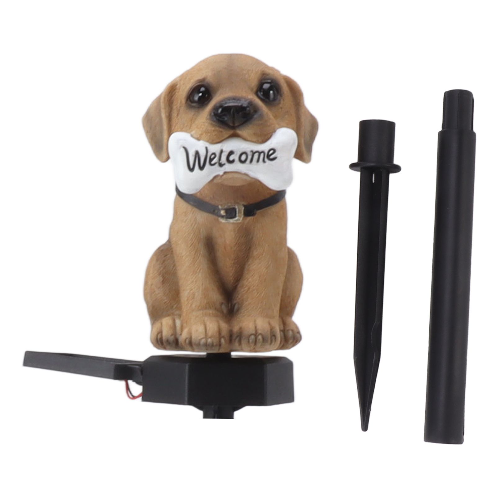 Solar Light Cartoon Welcome Sign Dog Lawn Lights Patio Outdoor Garden Decorative Landscape Lights - Image 7