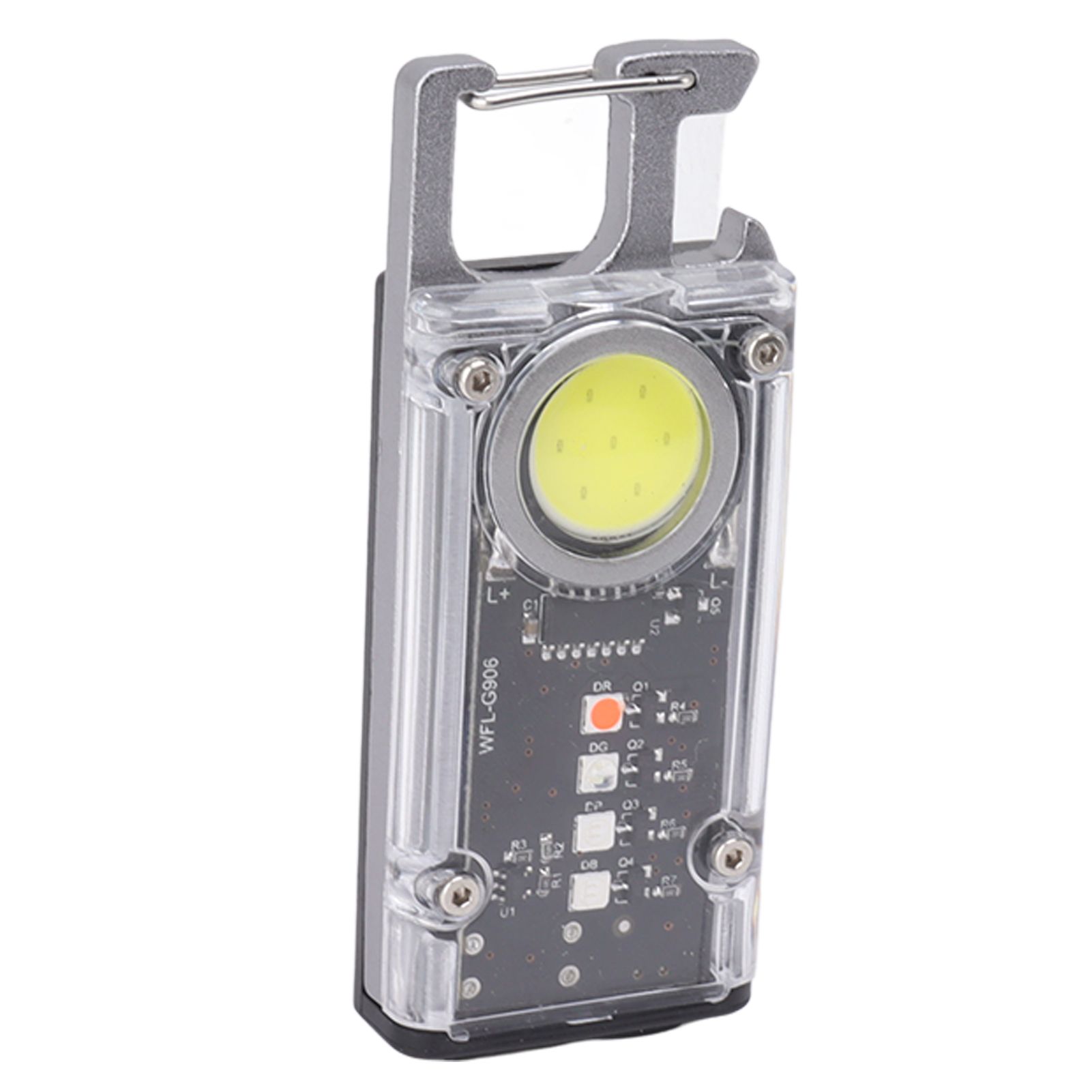 Mini COB Work Light 8 Mode Portable Rechargeable Magnetic Hook Pocket Flashlight Multifunction Bottle Opener Emergency Light - Image 5