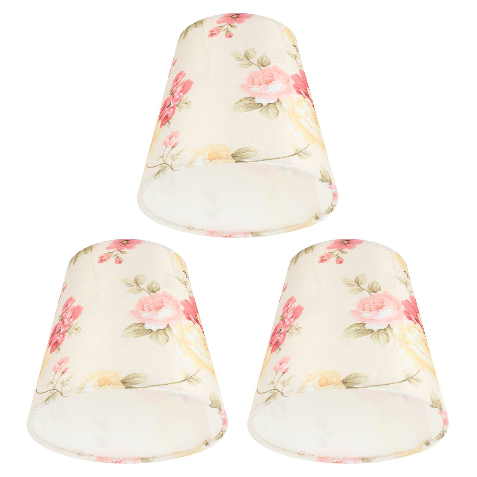 Cloth Lamp Shade Flower Pattern Clip On Bulb Lampshade for Table Lamp Chandelier Floor Lamp - Image 5