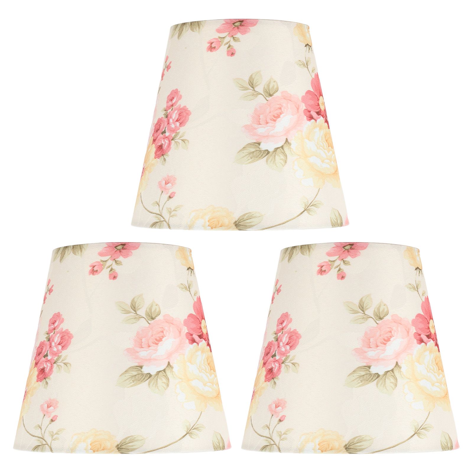 Cloth Lamp Shade Flower Pattern Clip On Bulb Lampshade for Table Lamp Chandelier Floor Lamp - Image 7