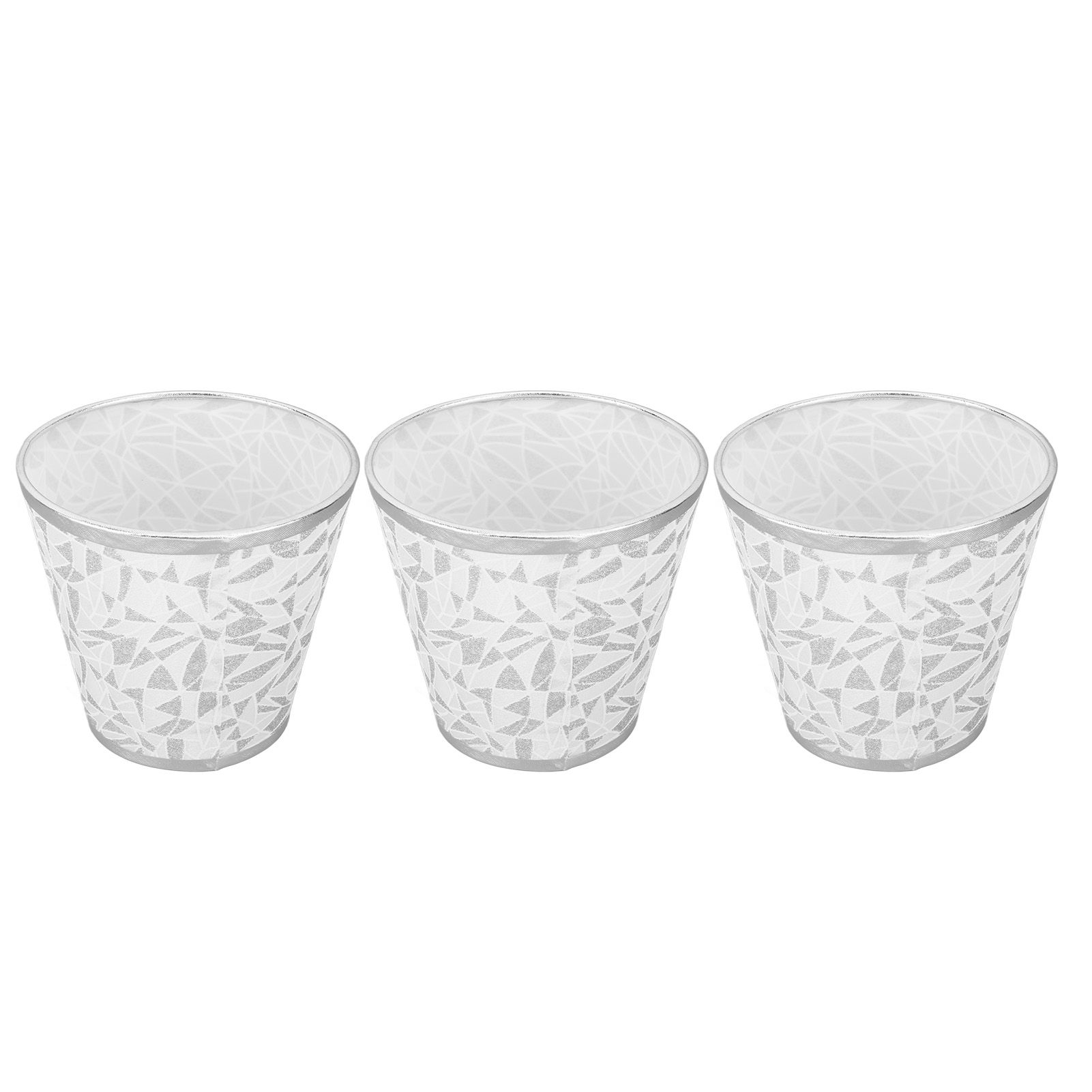 Cloth Lampshade Clip On Design Modern Barrel Fabric Lamp Shades for E14 Bulb Chandelier Wall Lamp 3pcs Silver - Image 7