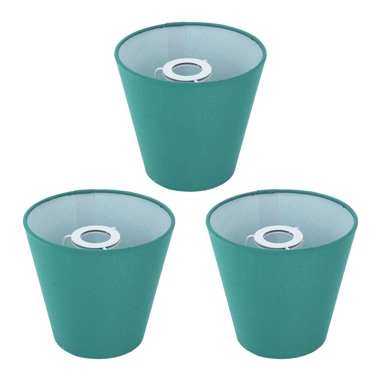 3pcs Cloth Fabric Lampshade Innovative E14 Intervention Type Modern Fabric Lampshade Dust Cover for Bedroom Bedside Dark Green - Image 2