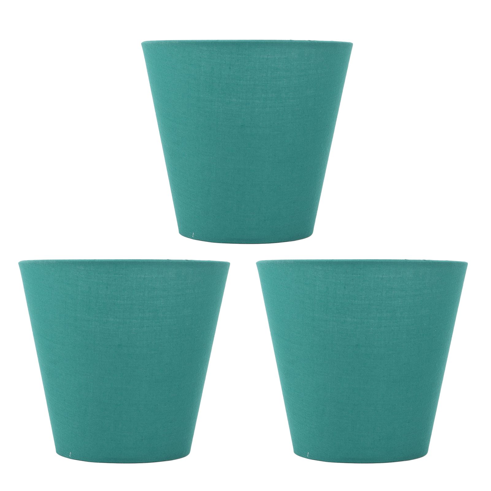 3pcs Cloth Fabric Lampshade Innovative E14 Intervention Type Modern Fabric Lampshade Dust Cover for Bedroom Bedside Dark Green - Image 3