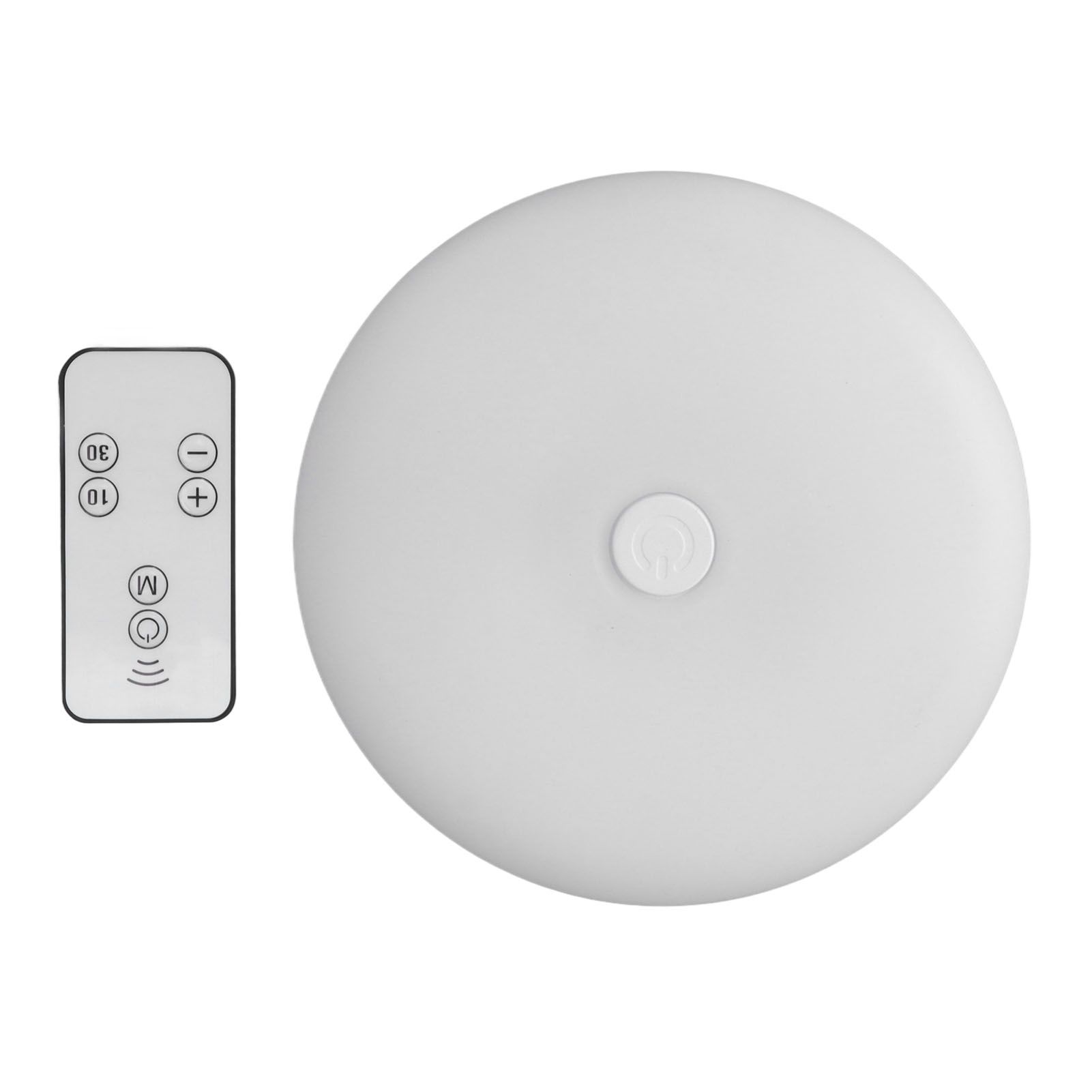3.7V LED Wall Light LED Puck Lights with Remote Control Wireless Bedside LED Wall Lamp Stick On Lights Warm White - Image 3