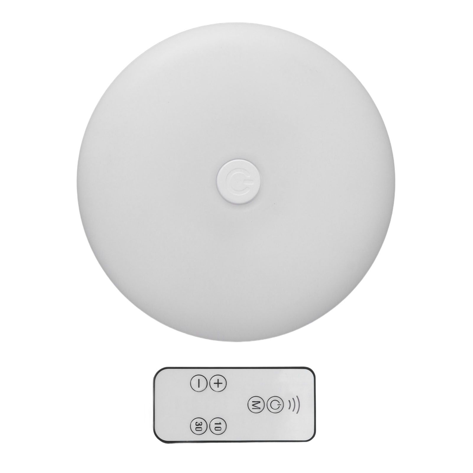 3.7V LED Wall Light LED Puck Lights with Remote Control Wireless Bedside LED Wall Lamp Stick On Lights Warm White - Image 4
