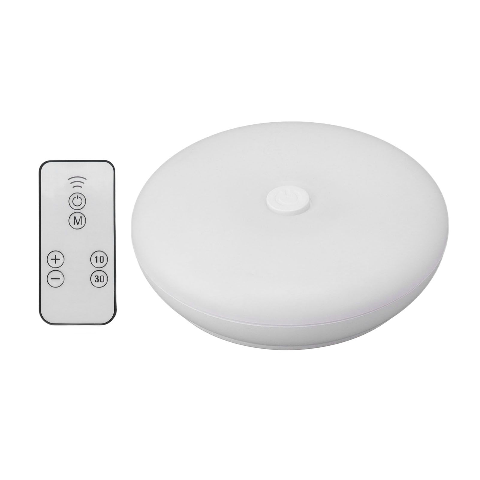 3.7V LED Wall Light LED Puck Lights with Remote Control Wireless Bedside LED Wall Lamp Stick On Lights Warm White - Image 6