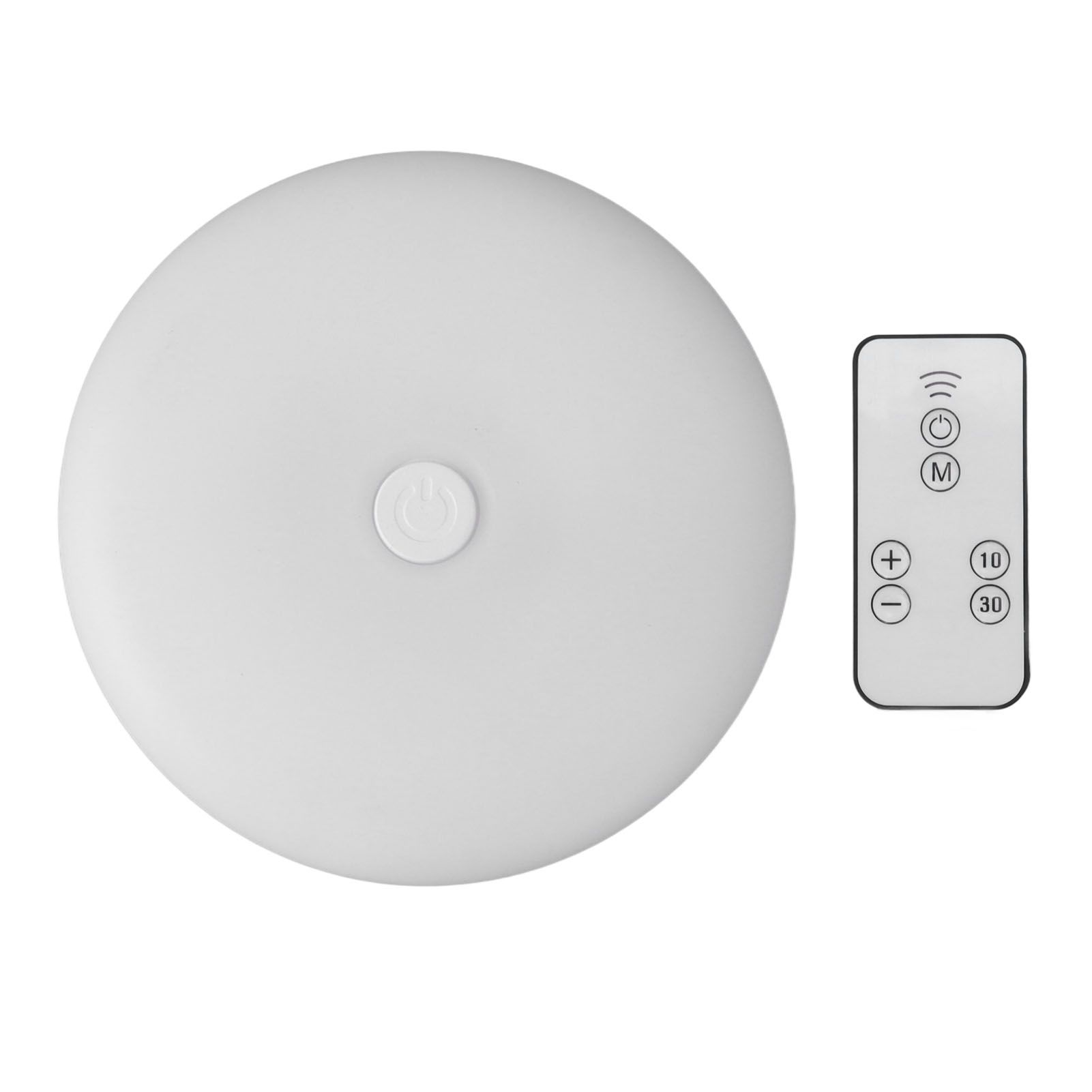 3.7V LED Wall Light LED Puck Lights with Remote Control Wireless Bedside LED Wall Lamp Stick On Lights Warm White - Image 7