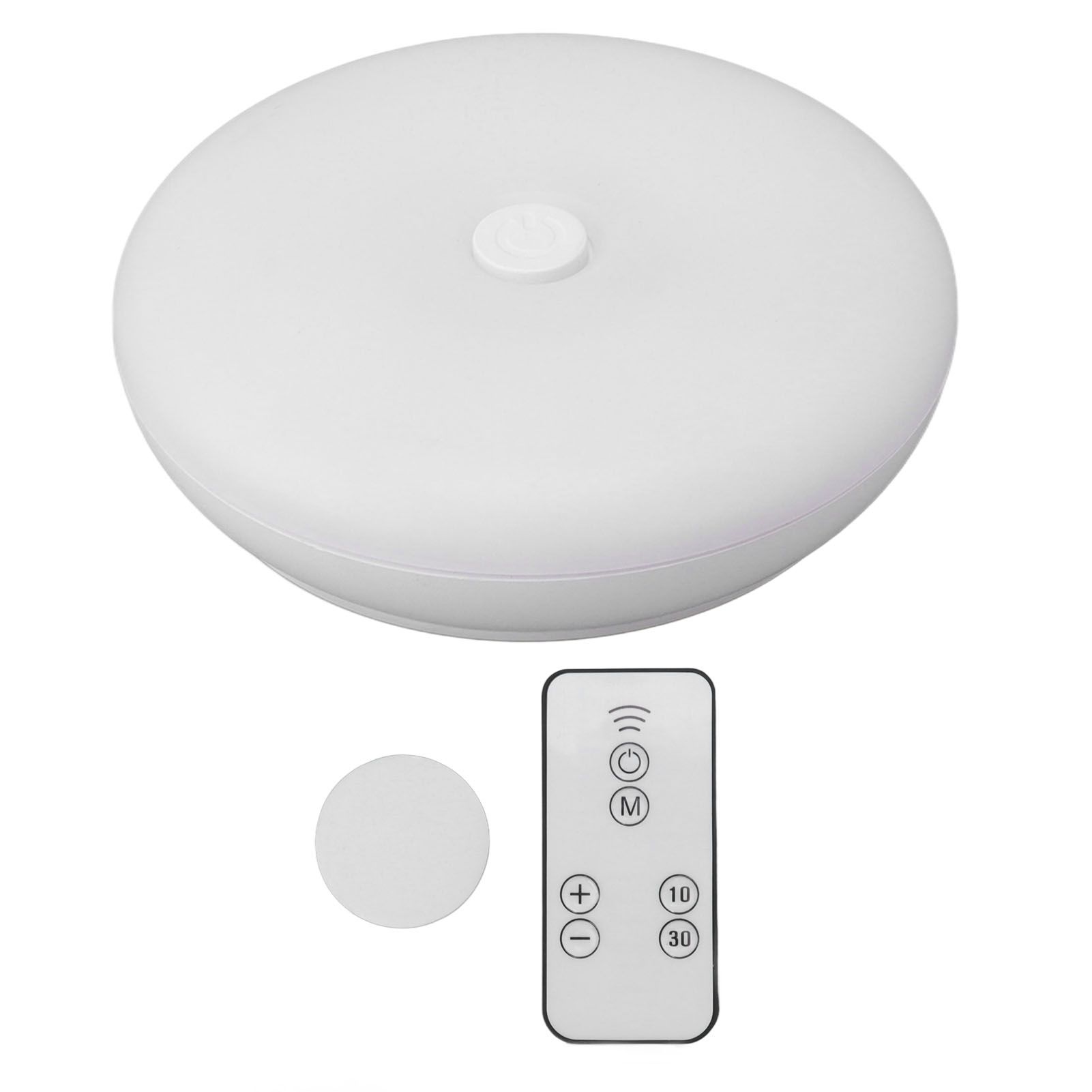 3.7V LED Wall Light LED Puck Lights with Remote Control Wireless Bedside LED Wall Lamp Stick On Lights Warm White - Image 8