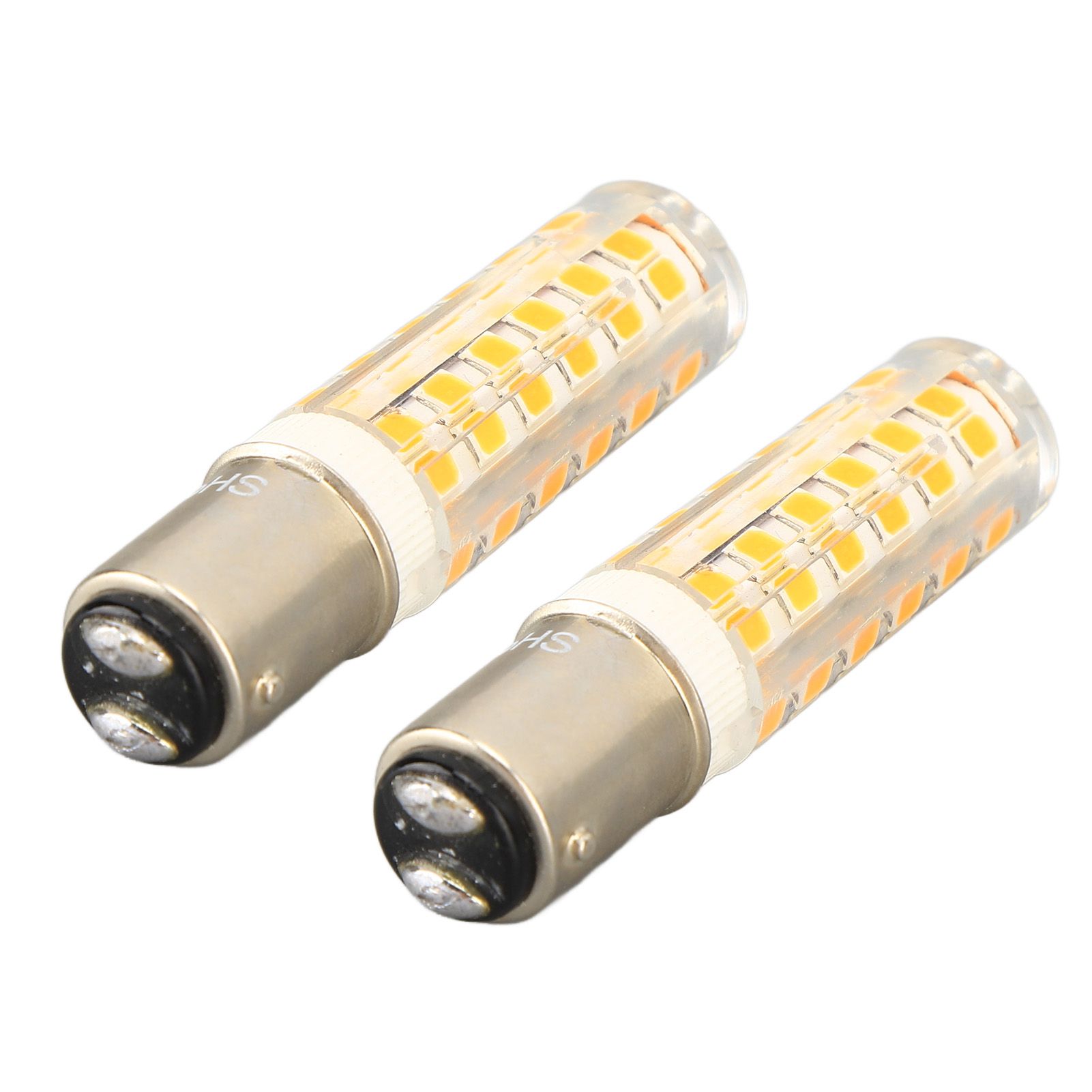 2pcs BA15D Led Bulbs Dimmable 6W Double Contact DC Bayonet Base 540LM 76 LED Warm Light 60W Halogen Bulbs Equivalent 100‑130V - Image 3