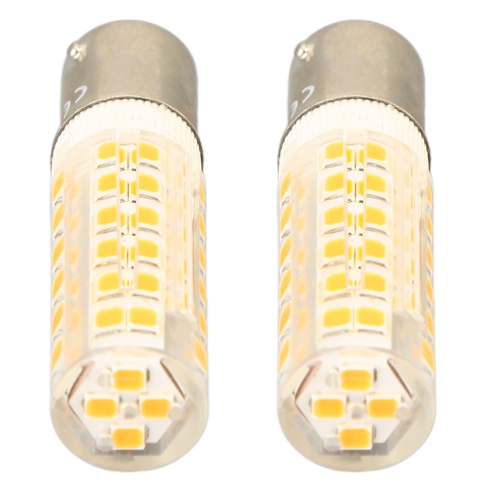 2pcs BA15D Led Bulbs Dimmable 6W Double Contact DC Bayonet Base 540LM 76 LED Warm Light 60W Halogen Bulbs Equivalent 100‑130V - Image 7