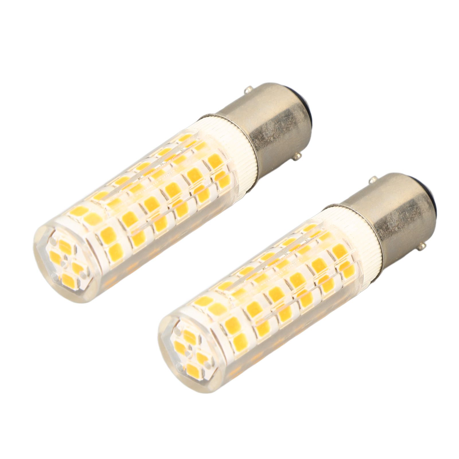 2pcs BA15D Led Bulbs Dimmable 6W Double Contact DC Bayonet Base 540LM 76 LED Warm Light 60W Halogen Bulbs Equivalent 100‑130V - Image 8