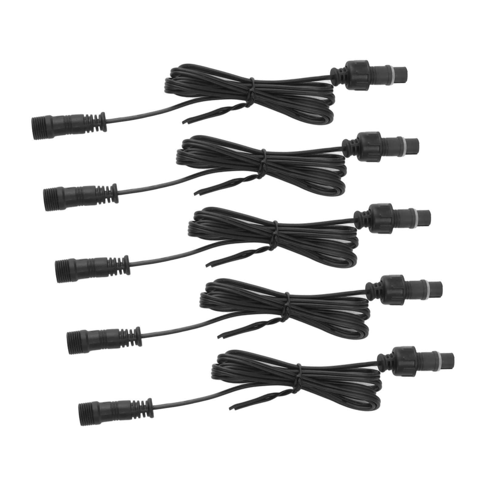 5 Pcs 3.3ft Deck Light Extension Cable 2 Pin IP67 Waterproof Extension Cord Male Female Connector for Outdoor - Image 2