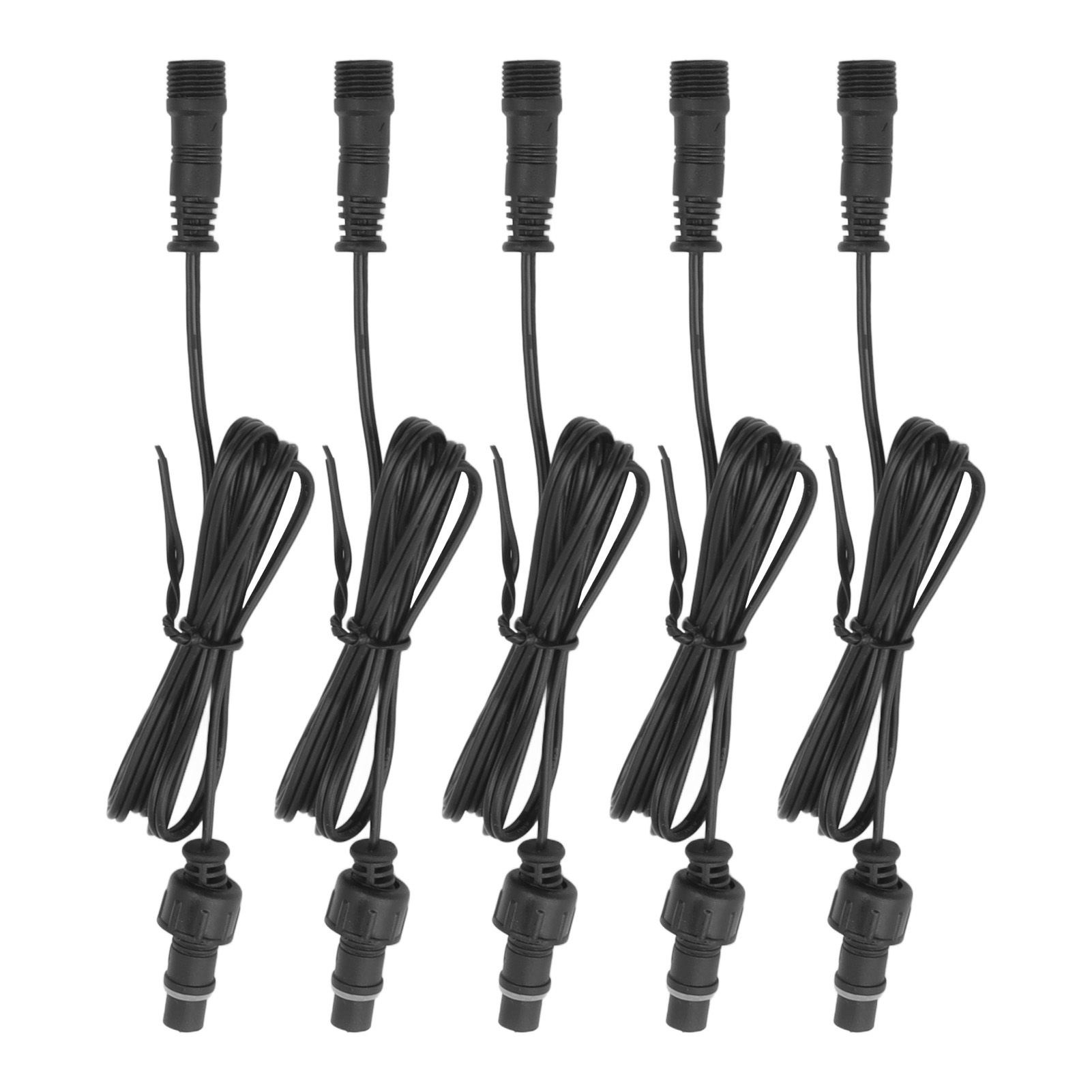 5 Pcs 3.3ft Deck Light Extension Cable 2 Pin IP67 Waterproof Extension Cord Male Female Connector for Outdoor - Image 5