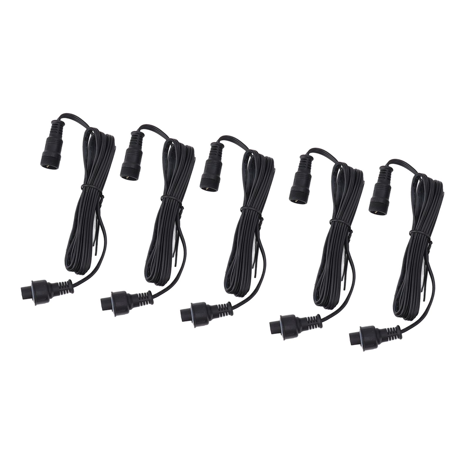 5pcs 4.9ft Deck Light Extension Cable IP67 Waterproof Extension Cord with Male and Female 3Pin Connectors for Outdoor - Image 3