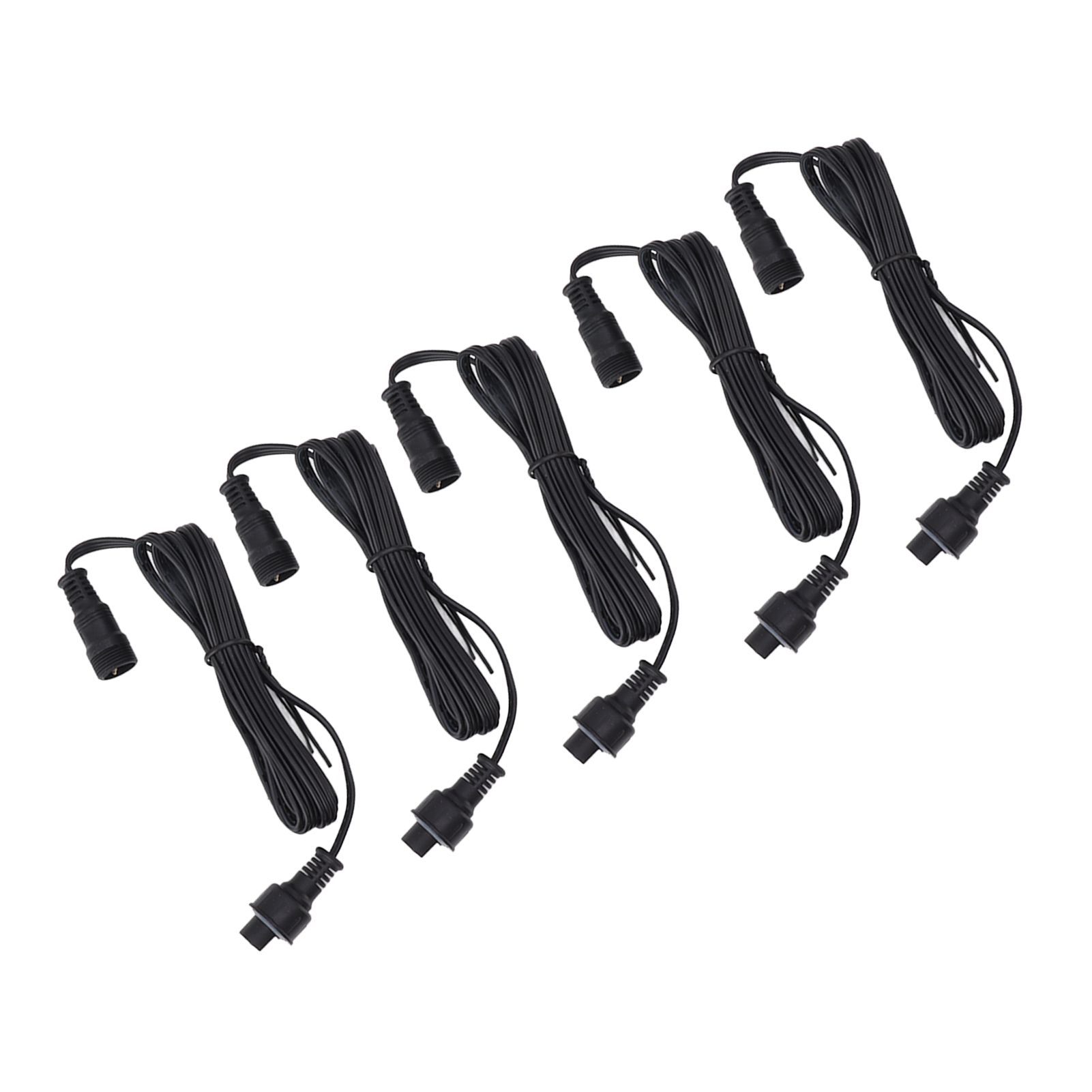 5pcs 4.9ft Deck Light Extension Cable IP67 Waterproof Extension Cord with Male and Female 3Pin Connectors for Outdoor - Image 5