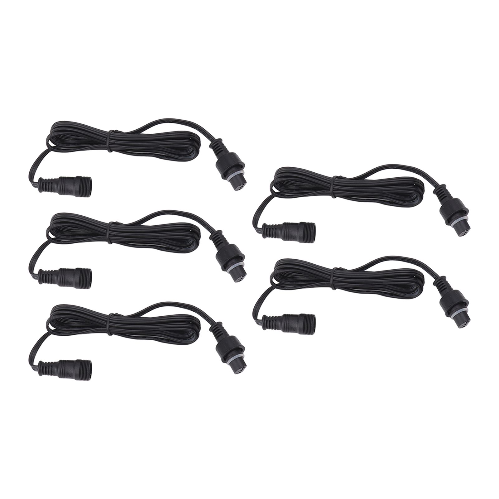 5pcs 4.9ft Deck Light Extension Cable IP67 Waterproof Extension Cord with Male and Female 3Pin Connectors for Outdoor - Image 7