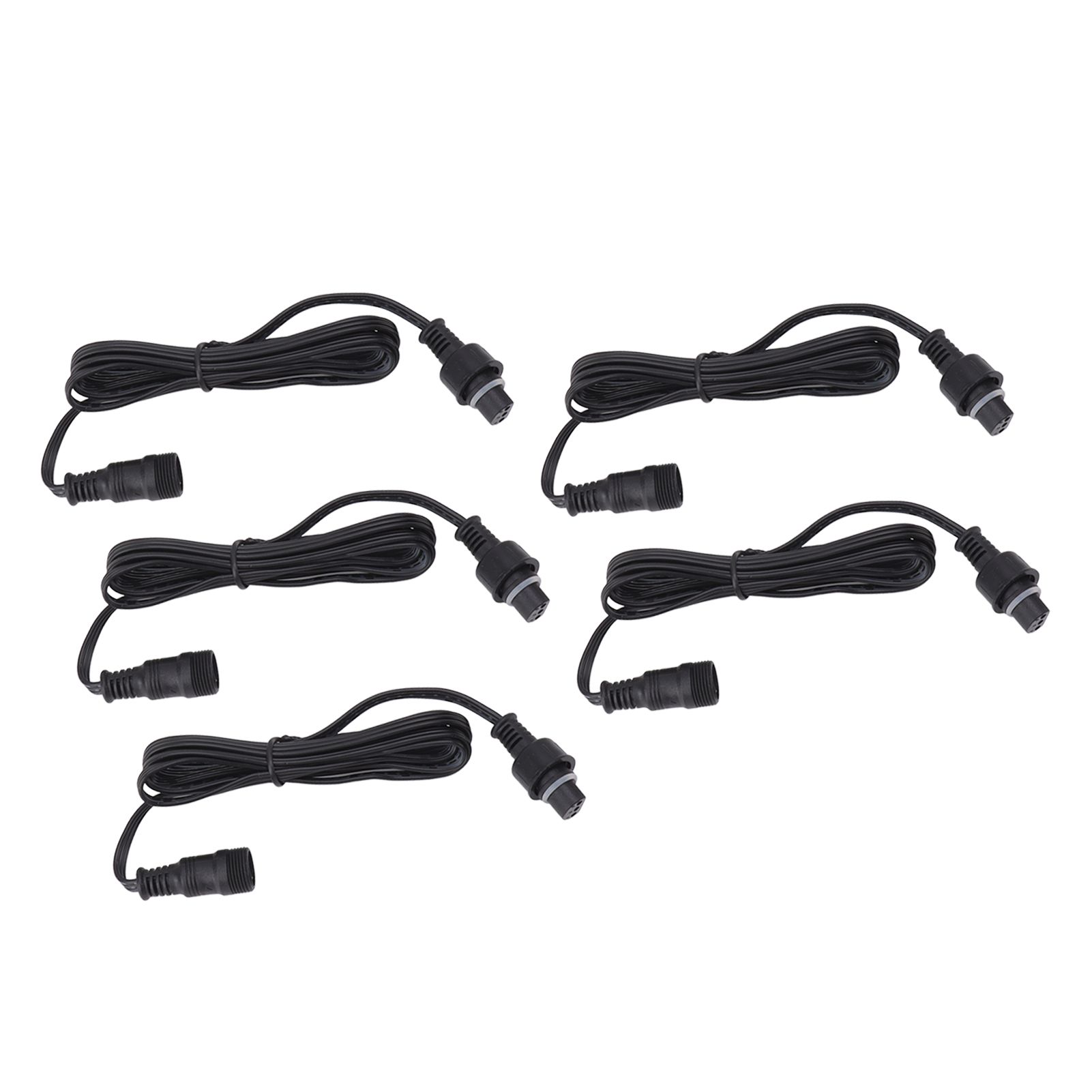 5pcs 4.9ft Deck Light Extension Cable IP67 Waterproof Extension Cord with Male and Female 3Pin Connectors for Outdoor - Image 8