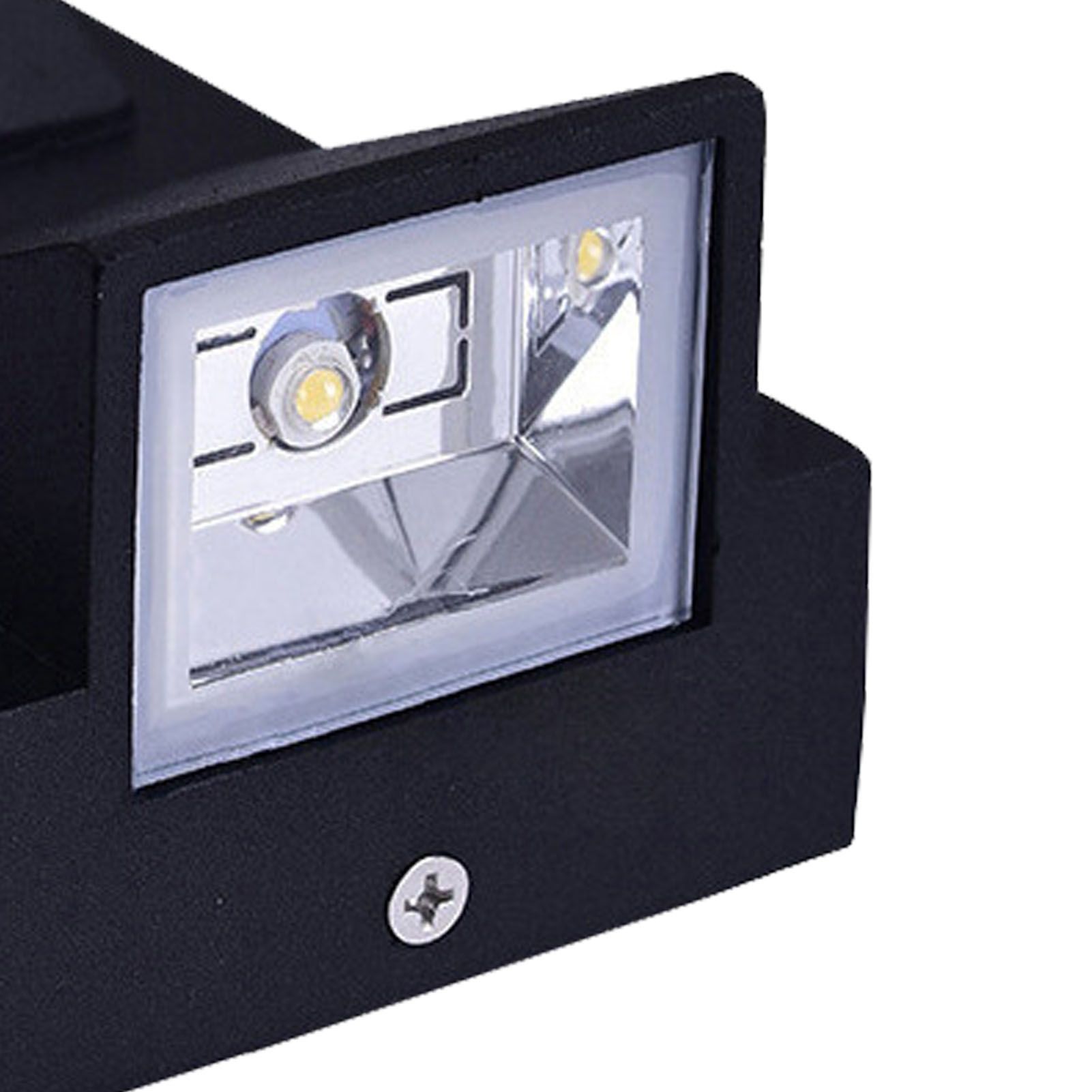 Outdoor Wall Light Plastic Housings Dual Head Exterior Wall Lamp with Up and Down Sconces 3000k Warm Light - Image 8
