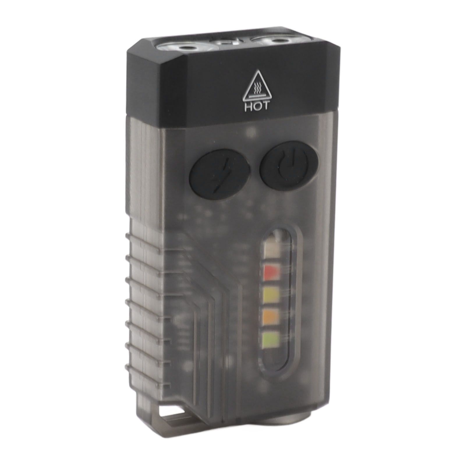 Mini Flashlight Portable Rechargeable Buzzer Alarm Keychain Light for Camping Hiking Outdoor Violet 365NM - Image 5