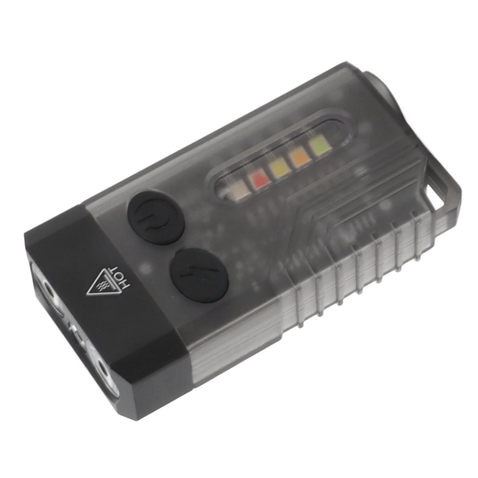 Mini Flashlight Portable Rechargeable Buzzer Alarm Keychain Light for Camping Hiking Outdoor Violet 365NM - Image 7