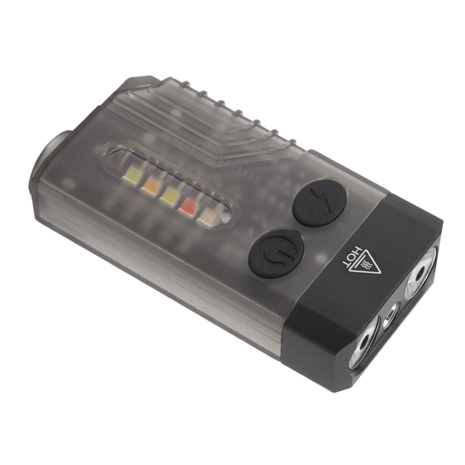 Mini Flashlight Portable Rechargeable Buzzer Alarm Keychain Light for Camping Hiking Outdoor Violet 365NM - Image 8