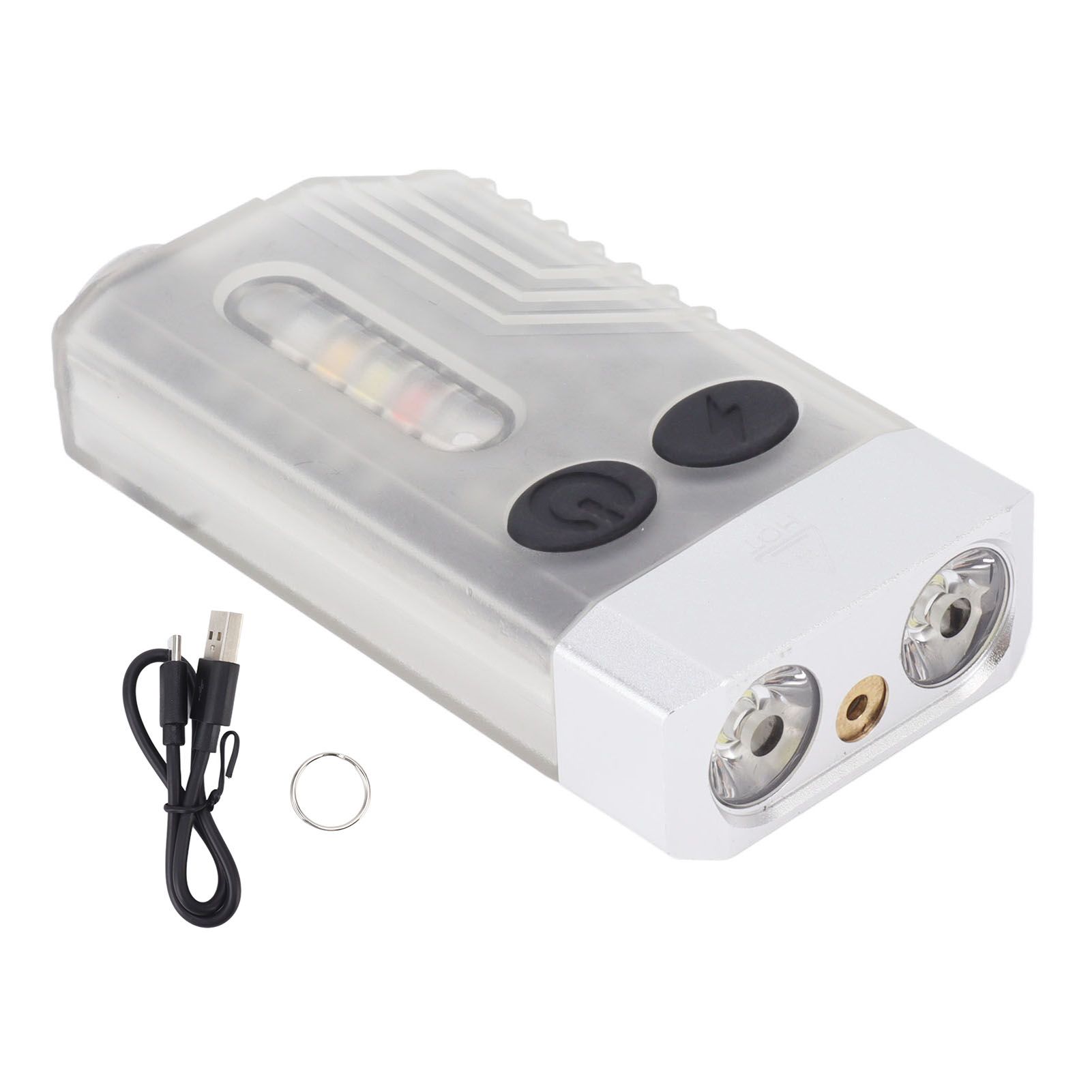 Keychain EDC Flashlight 3.7V 1000mAh IP65 365nm Rechargeable Mini Keychain Light for Walking Searching Emergencies - Image 1