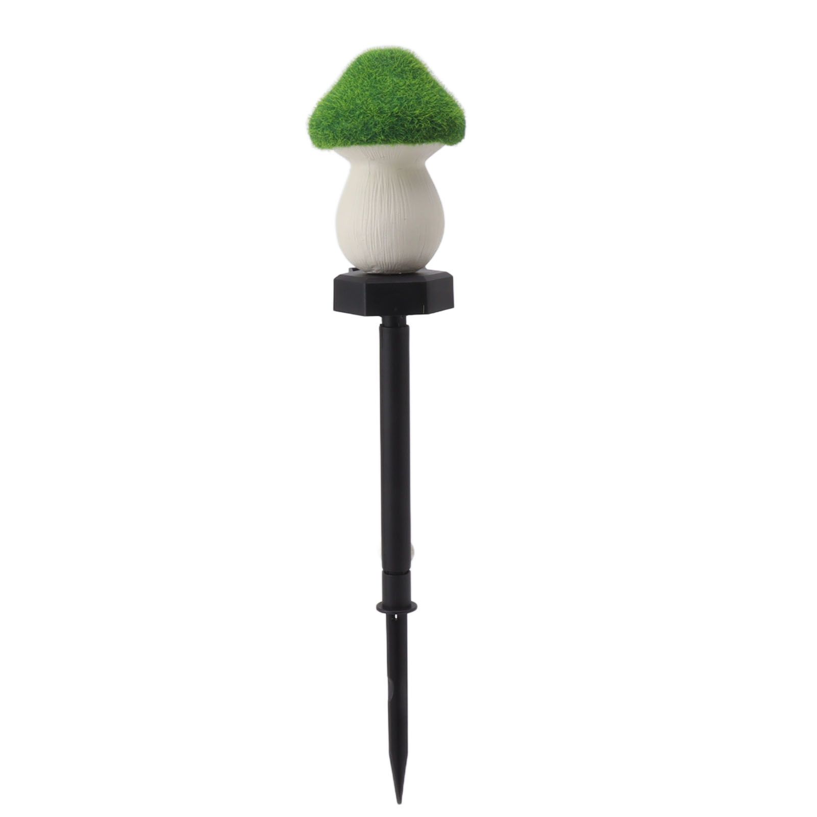 Mushroom Solar Light Garden Outdoor Light Flocking Landscape Decoration Ground Fixed Ambient Lighting - Image 2