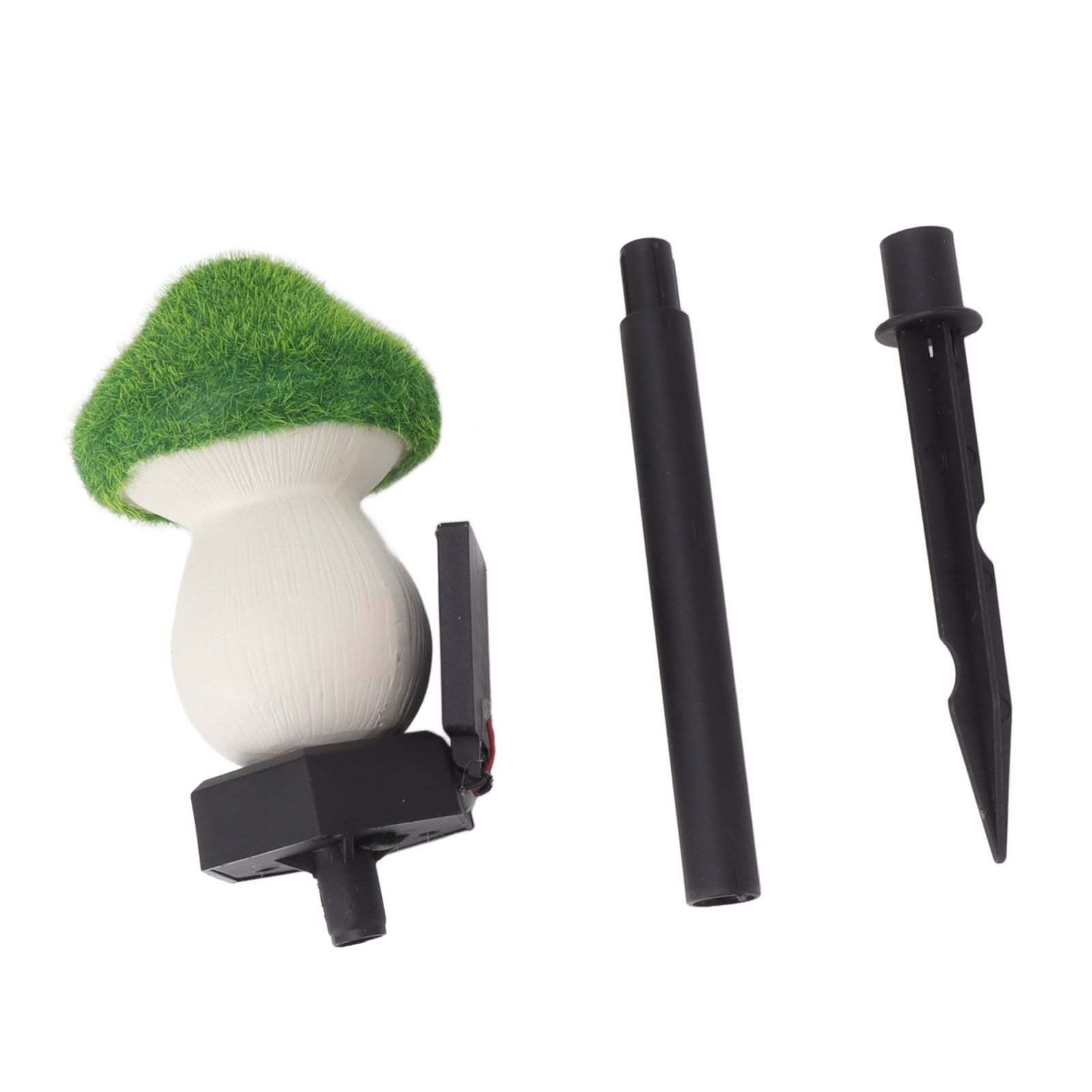 Mushroom Solar Light Garden Outdoor Light Flocking Landscape Decoration Ground Fixed Ambient Lighting - Image 3